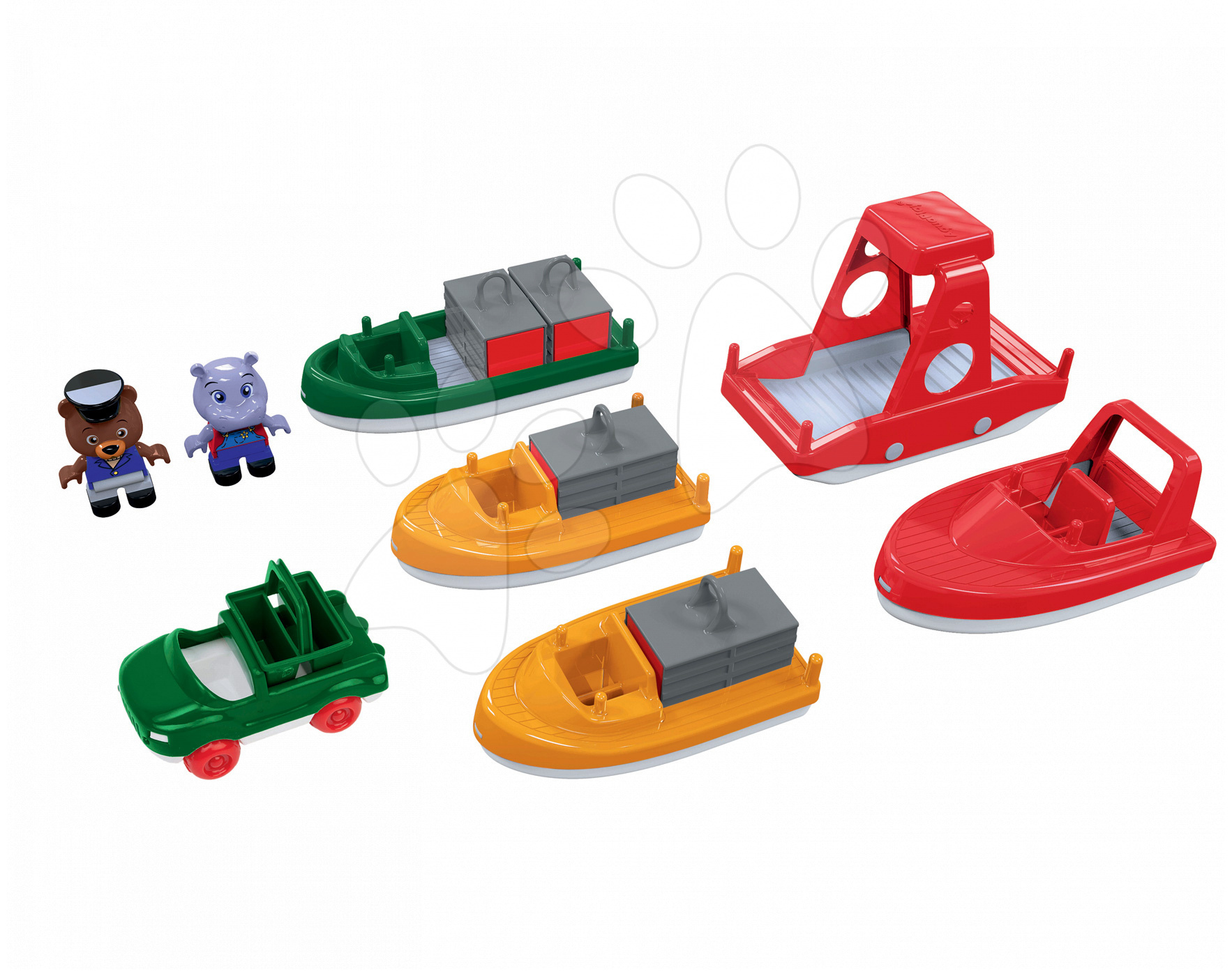 AquaPlay sada loděk a člunů s figurkami 0240