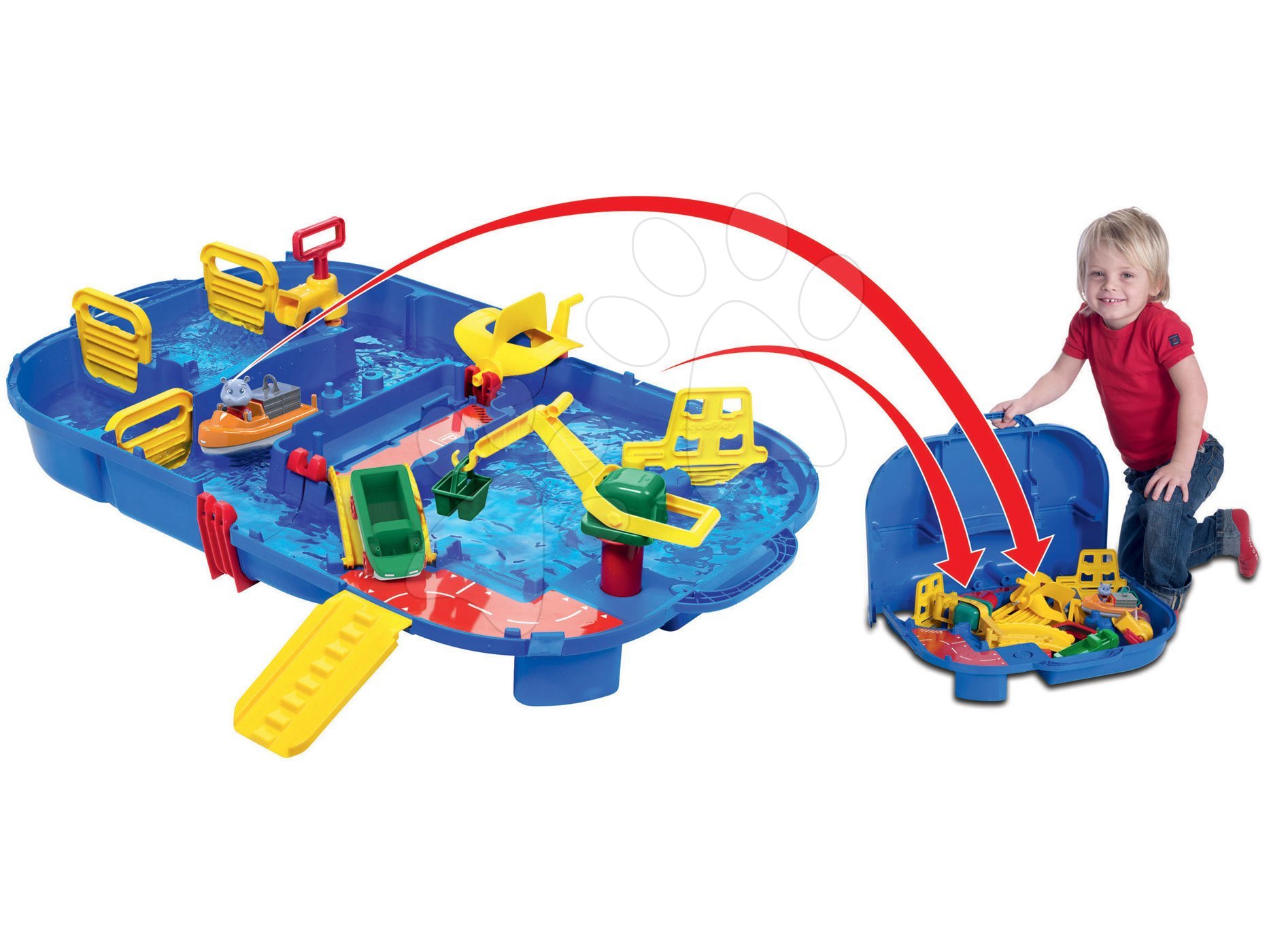 Aquaplay LockBox Water Playset Includes 17pcs