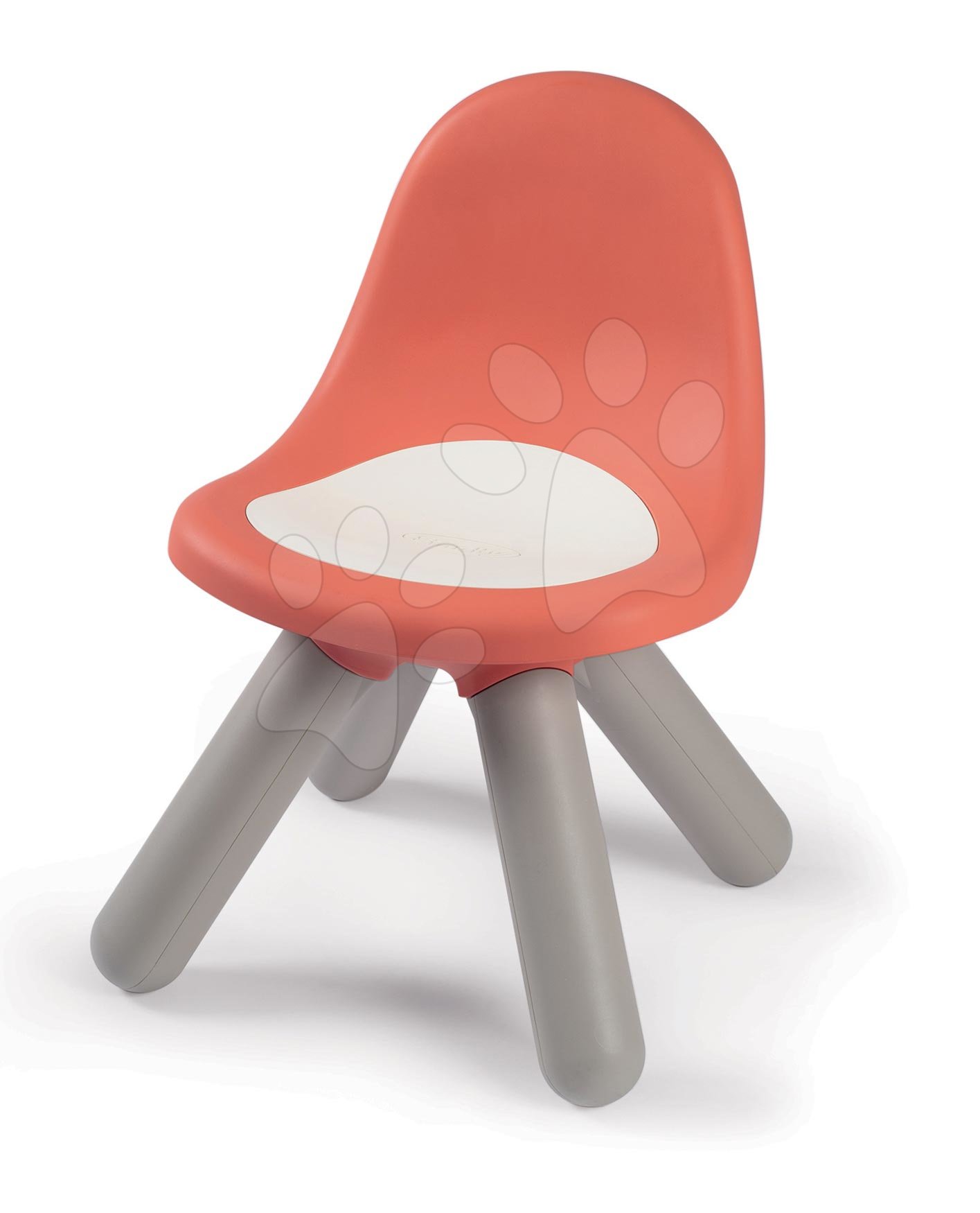 Dětský záhradní nábytek - Židle pro děti KidChair Coral Red Smoby korálová s UV filtrem 50 kg nosnost výška sedáku 27 cm od 18 měsíců