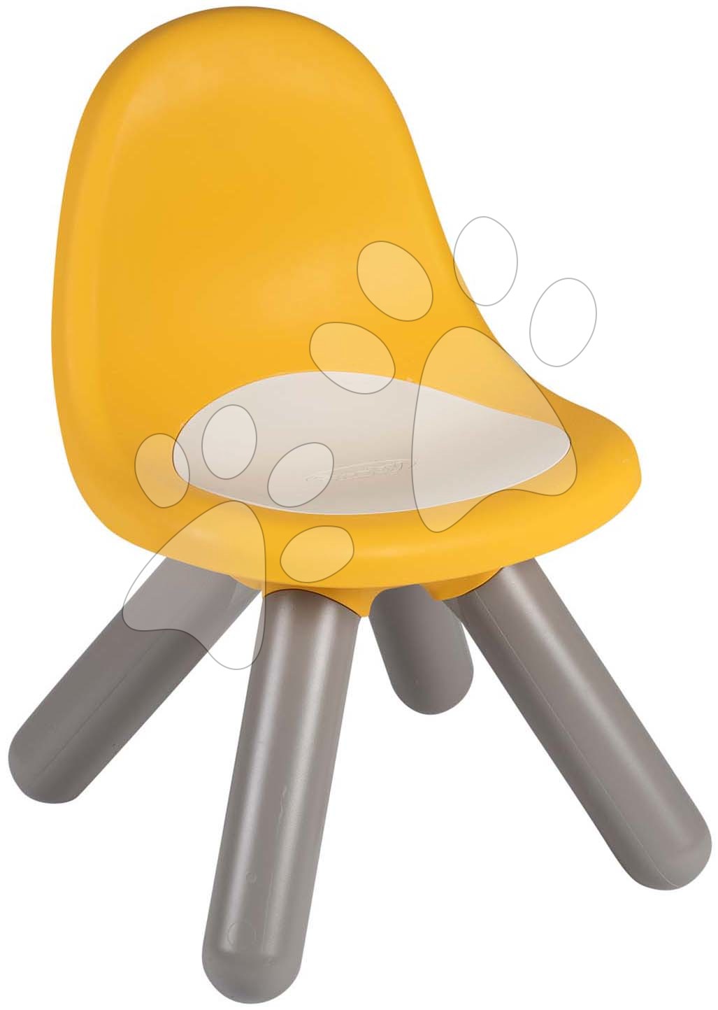 Židle pro děti Kid Chair Yellow Smoby žlutá s UV filtrem o nosnosti 50 kg výška sedáku 27 cm od 18 měsíců