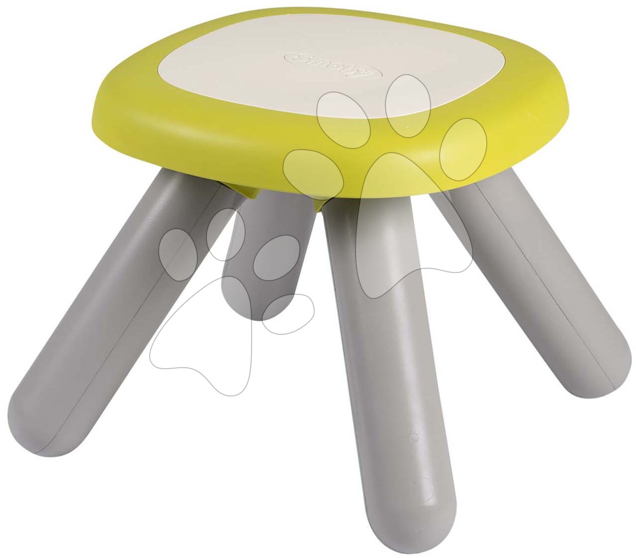 Taburetka pro děti Kid Stool Green Smoby zelená s UV filtrem 50 kg nosnost výška sedáku 27 cm od 18 měsíců