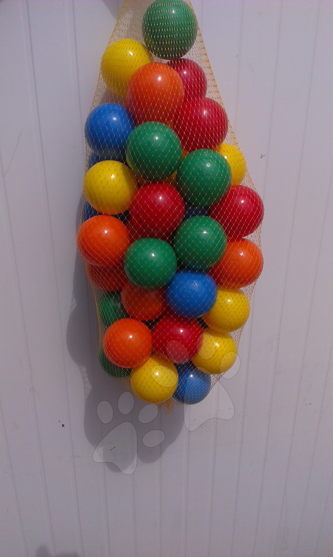 Plastové lopty - Farebné plastové loptičky 7,5 cm 50 ks