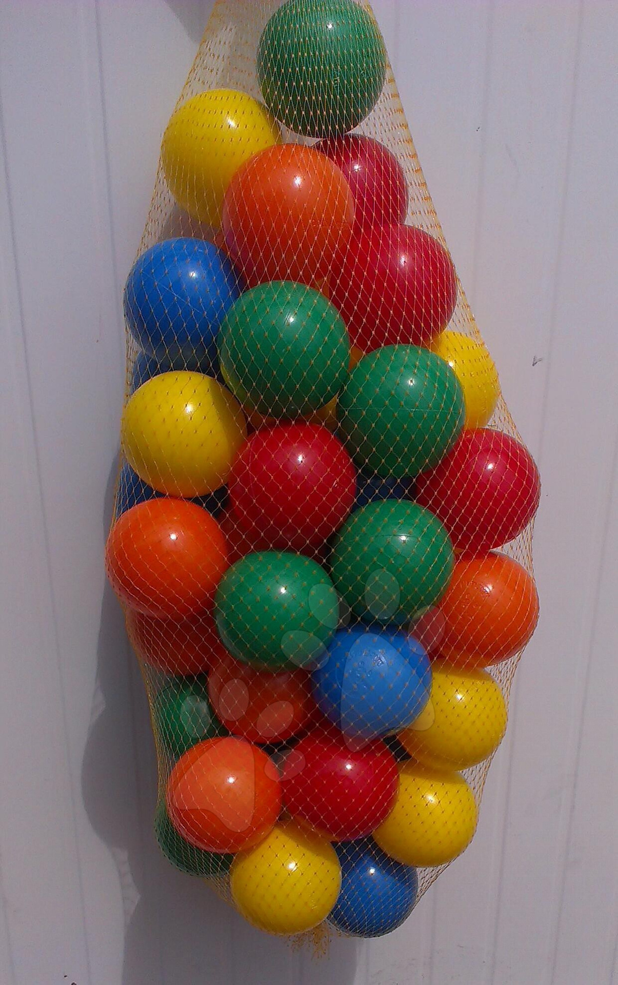 Plastové lopty - Farebné plastové loptičky 7,5 cm 100 ks