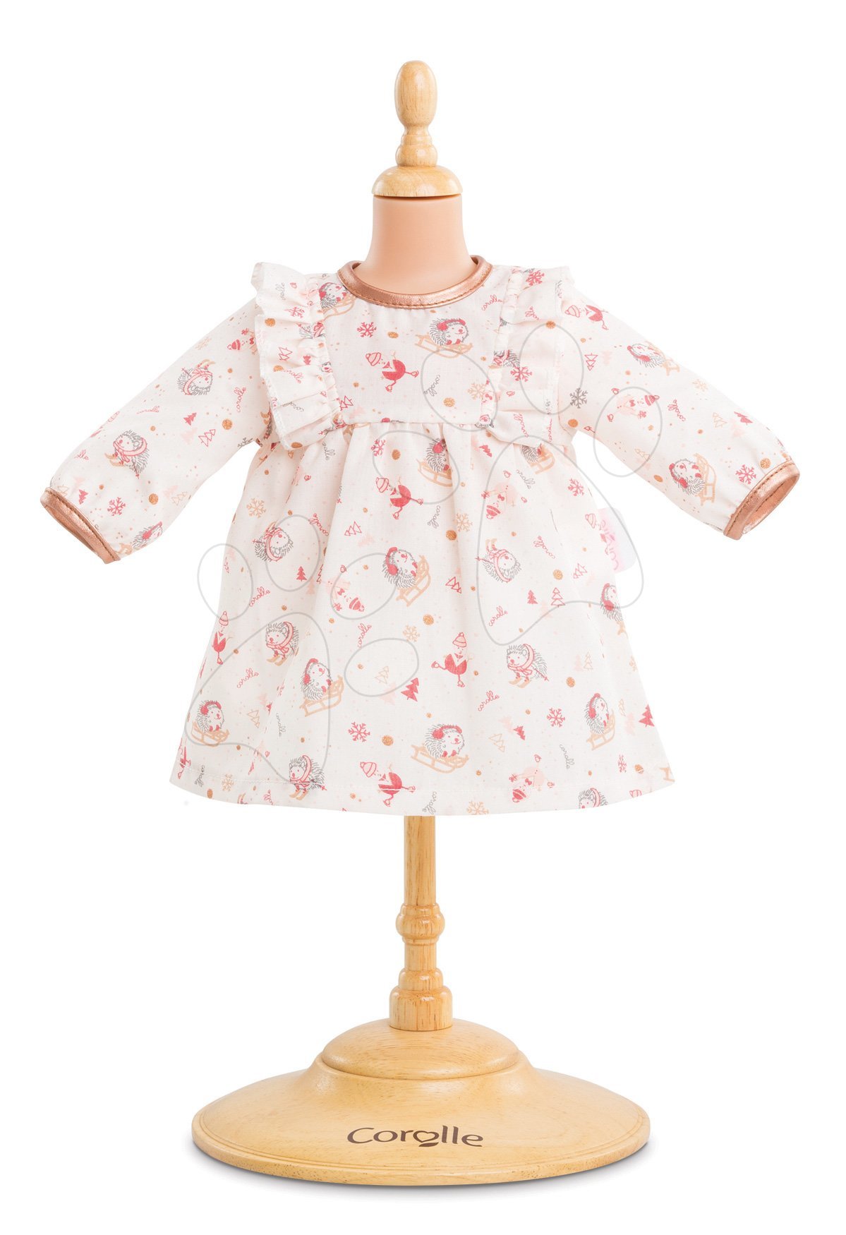 Oblečenie Dress-Enchanted Winter Bébé Corolle pre 30 cm bábiku od 18 mes