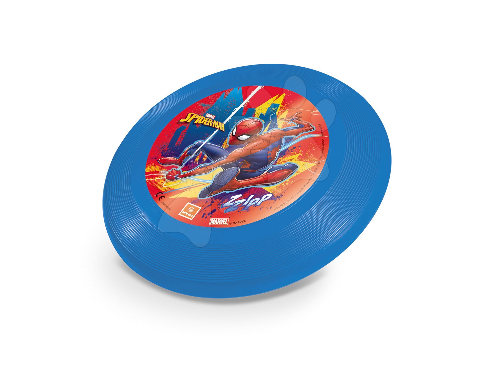 Létající talíře - Létající talíř Spiderman Mondo modrý 23 cm