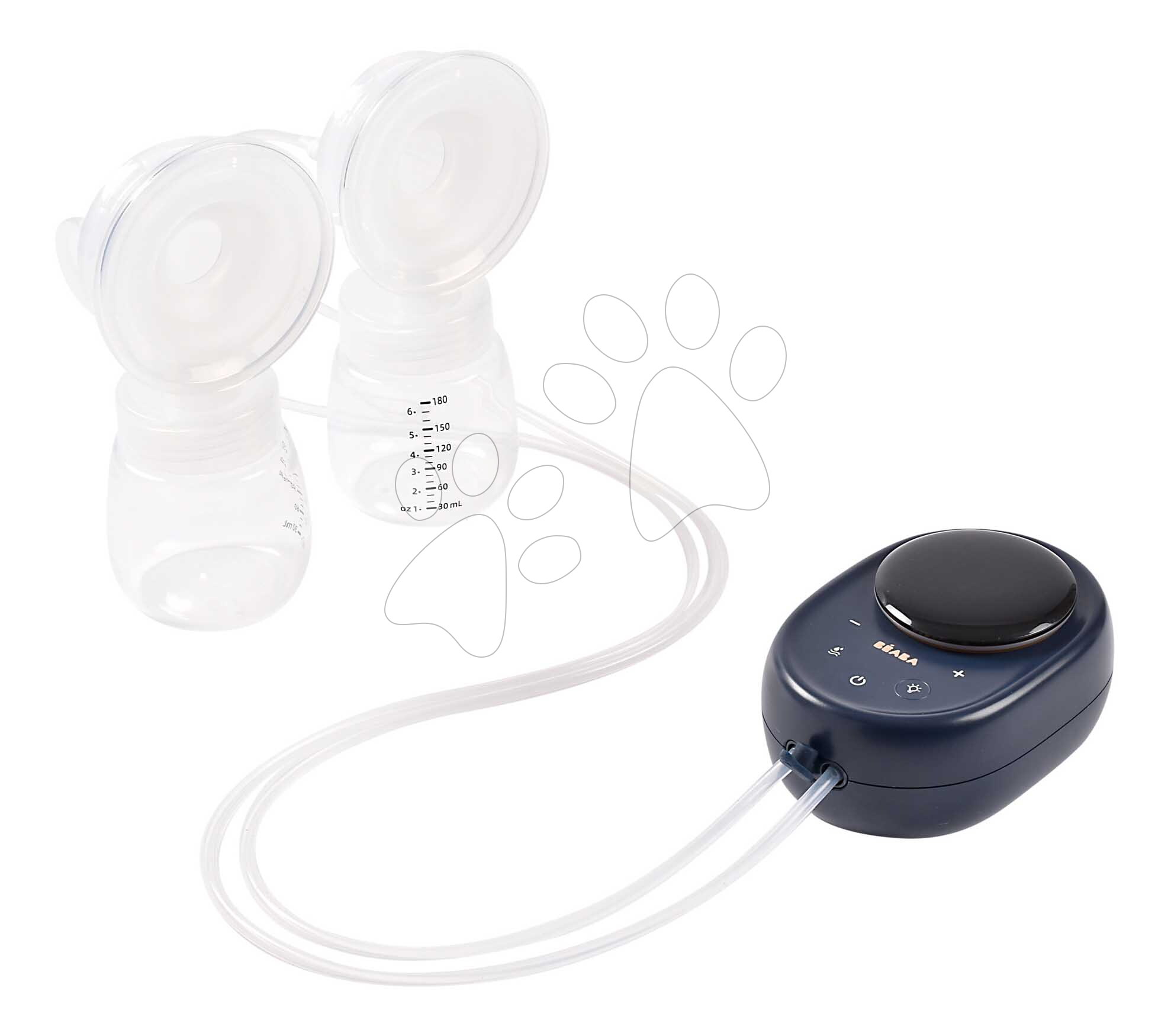 Odsávačka materského mlieka Double Electric Breast Pump Night Blue Beaba elektrická dvojitá 3 režimy a 9 úrovní výkonu 180 ml