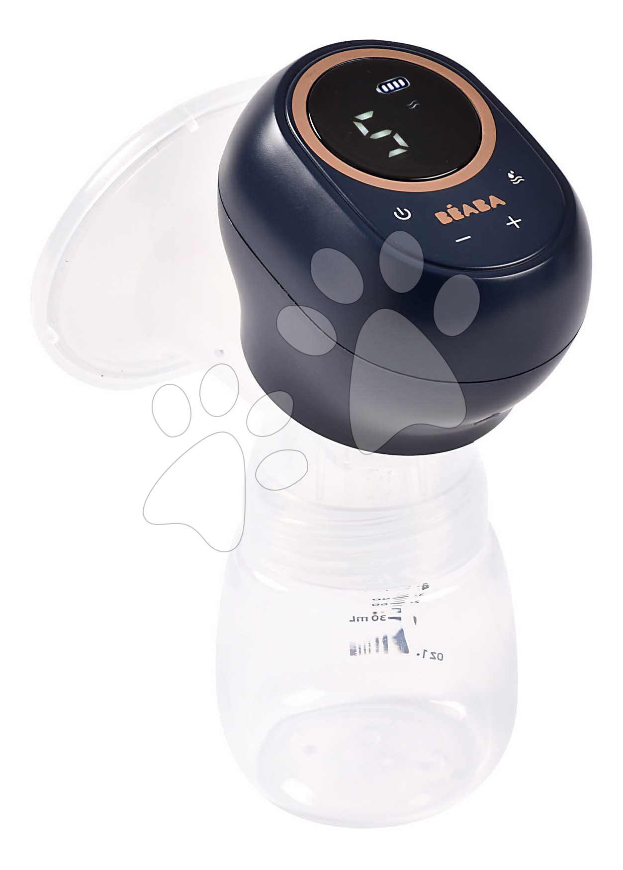 Mellszívó Single Electric Breast Pump Night Blue Beaba elektromos 3 üzemmód és 9 teljesítményszint 180 ml