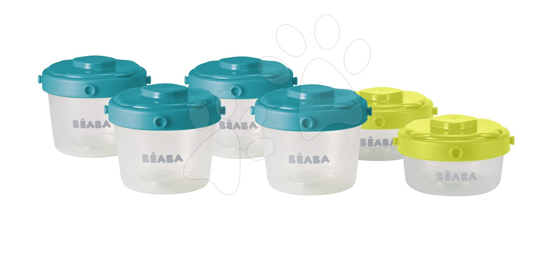 Beaba sada 6 dóz na jídlo 6 Clip 60 ml a 120 ml 912481