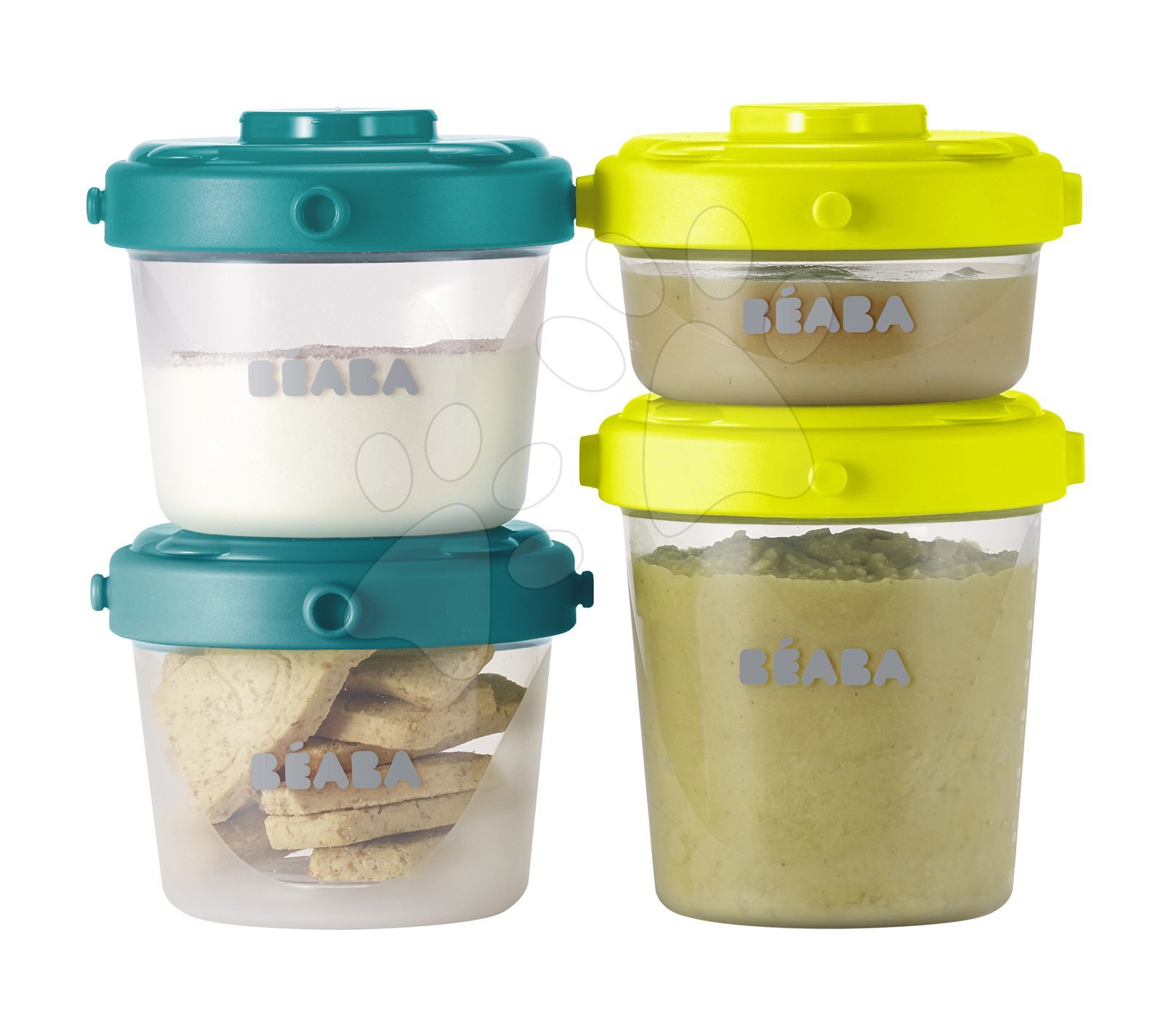 BEABA Maxi+ Portion Tritan, Pot de conservation bébé, plastique