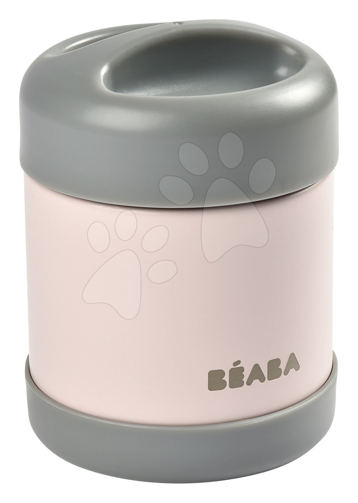 Termoska so širokým otvorom Beaba Stainless Steel Portion 300 ml Pink z kvalitnej nehrdzavejúcej ocele ružová