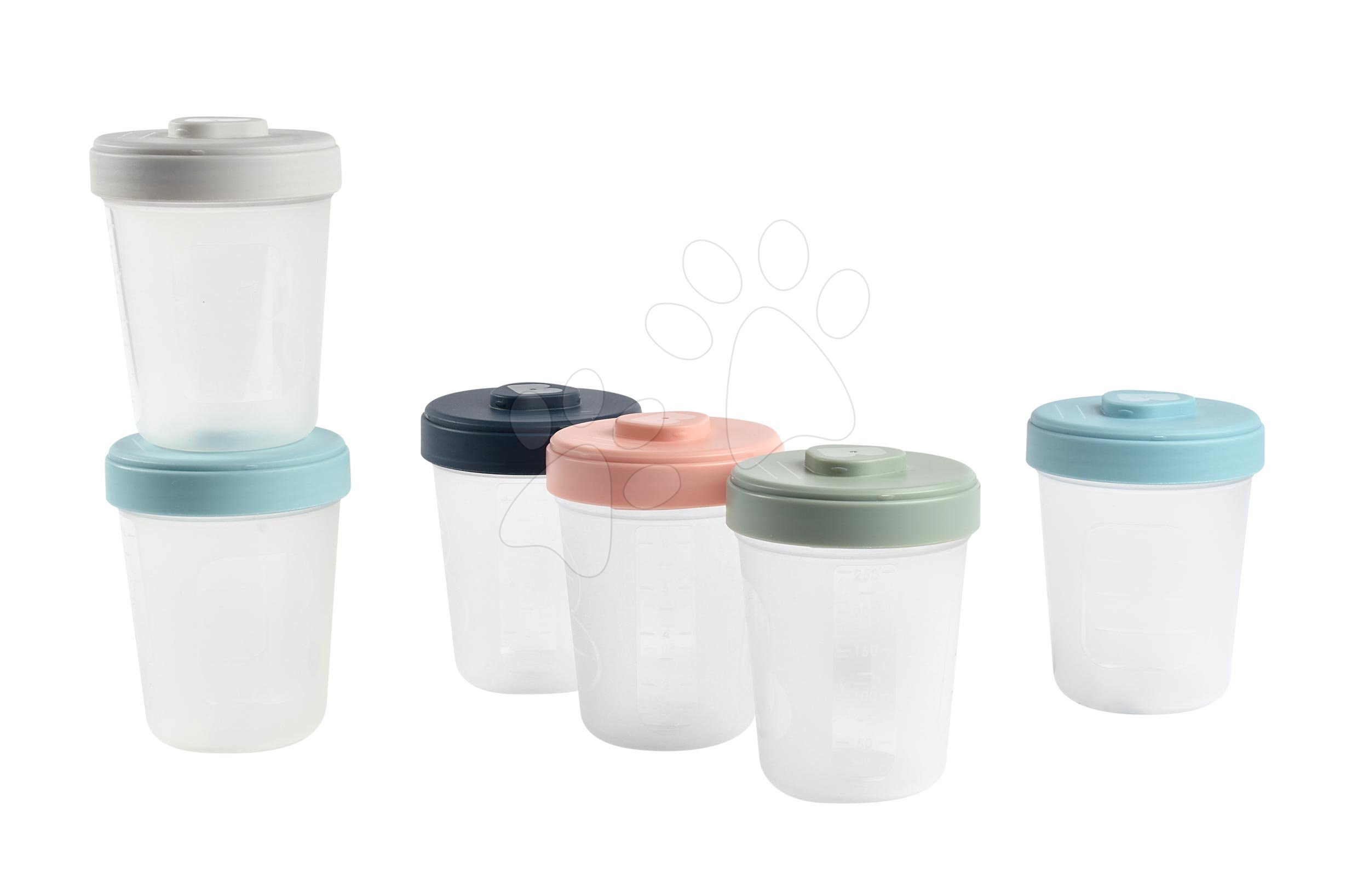 E-shop Set 6 dóz na jedlo Beaba Toddler Food Storage 6 clip 6x250 ml