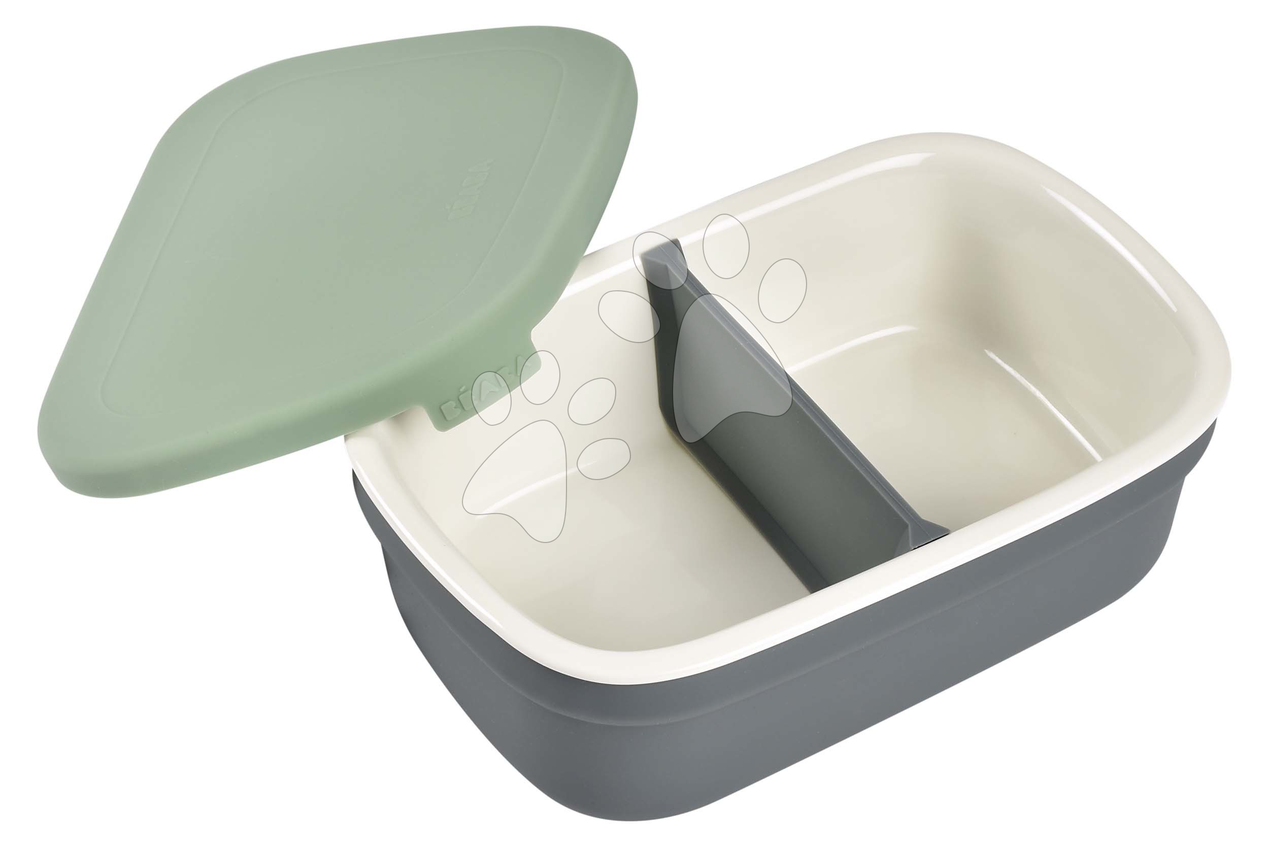 Uzsonnás doboz Ceramic Lunch Box Beaba Mineral Sage kerámia szürke-zöld BE914005