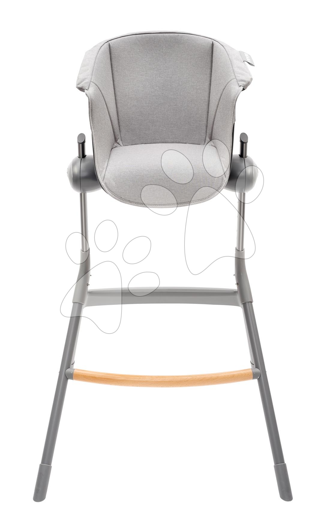 Textilní vložka Junior Up & Down High Chair Beaba k dřevěné jídelní židli šedá od 36 měsíců