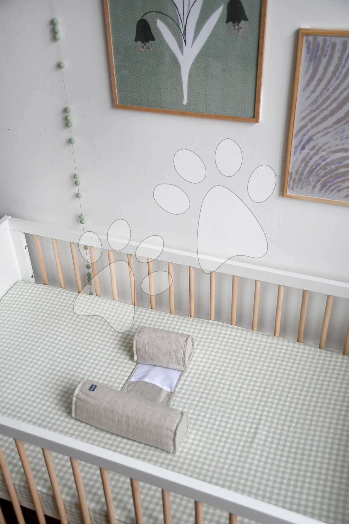 Babafészek Bébécal™ Linen Natural Beaba ágyba lenanyagból 0 hó-tól