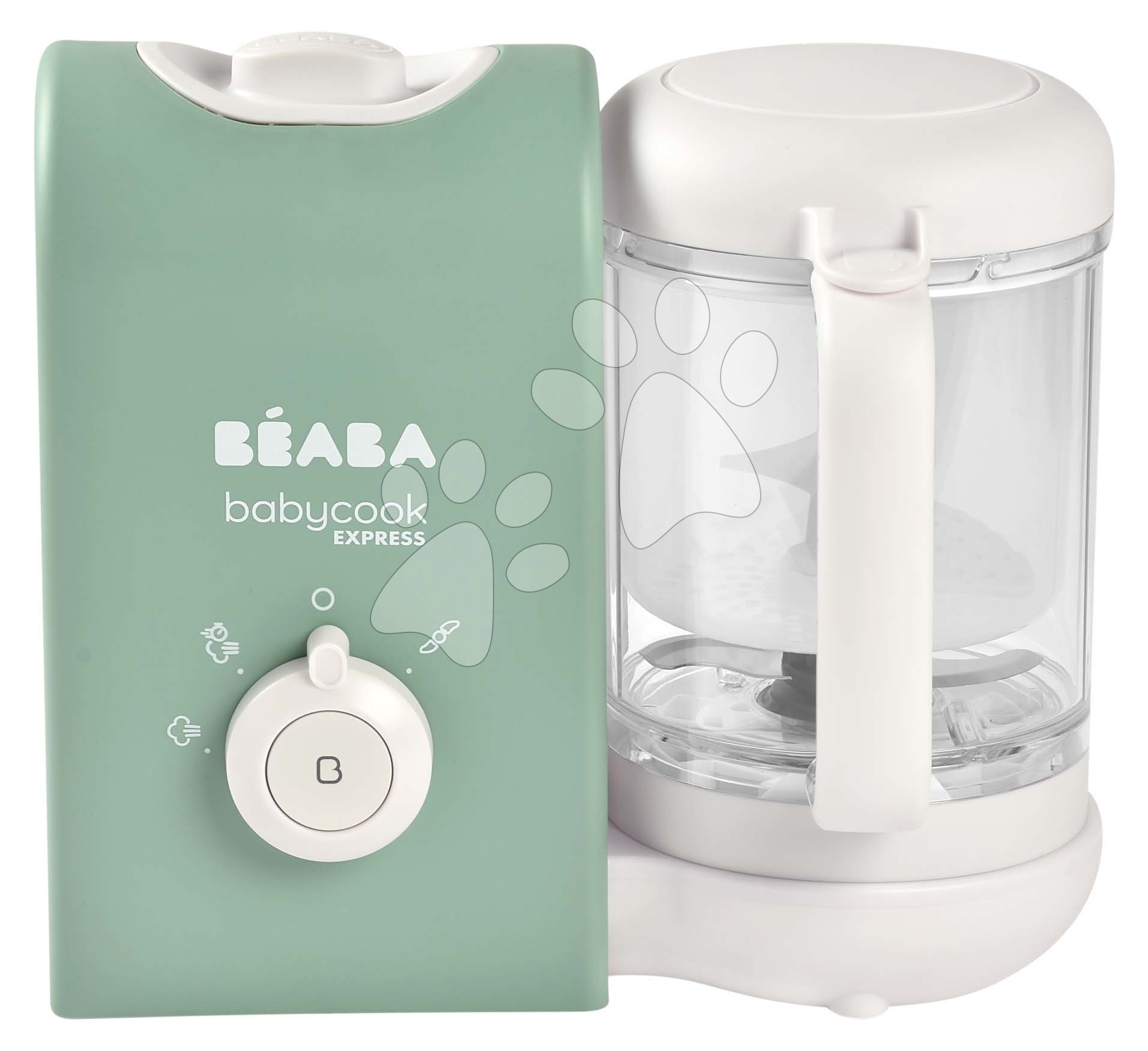 Parní hrnec s mixérem - Parní vařič a mixér Beaba Babycook® Express Sage Green zelený