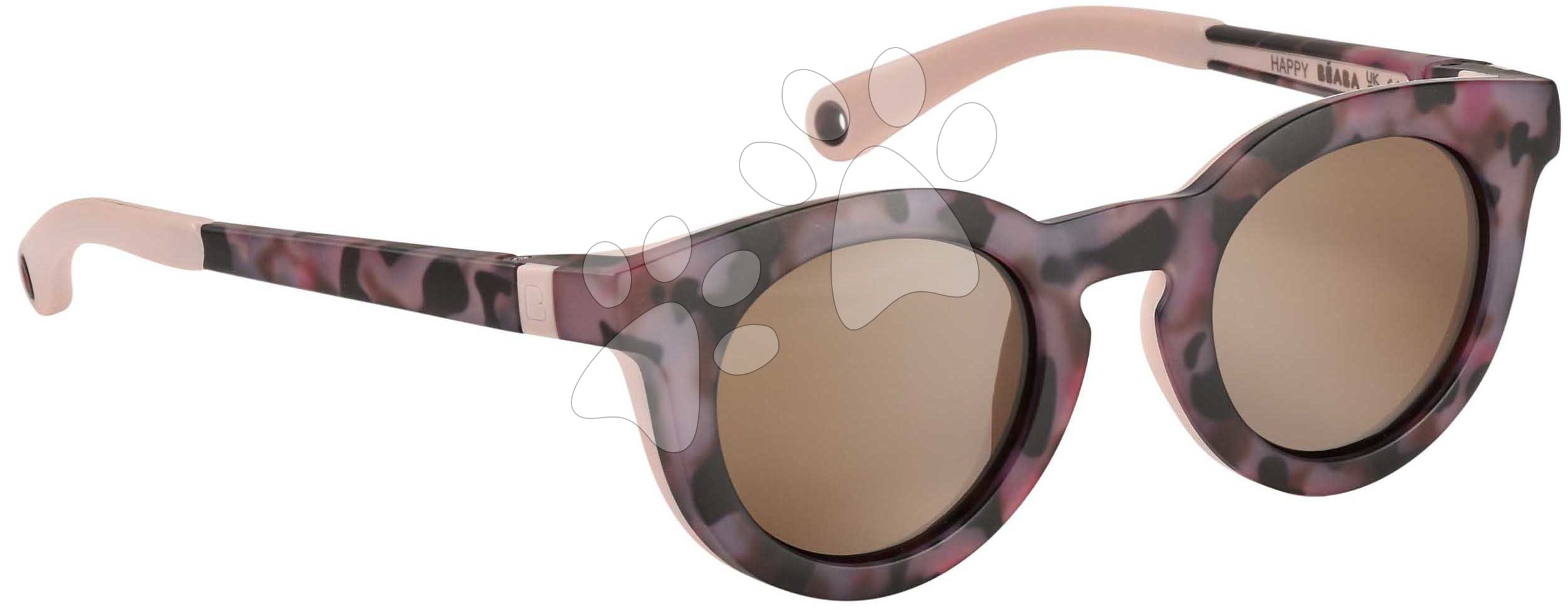 Slnečné okuliare pre deti Sunglasses Beaba Happy Pink Tortoise ružové od 2-4 rokov