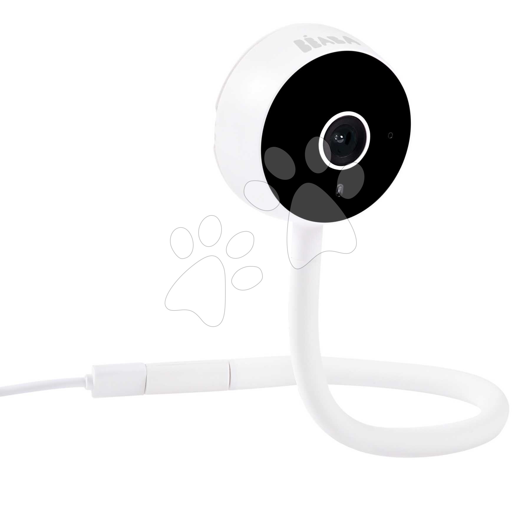 Elektronikus bébiőr Video Baby Monitor Zen Connect White Beaba mobilhoz csatlakoztatható (Android és iOS) 1080p FULL HD felbontás infravörös éjjellátóval