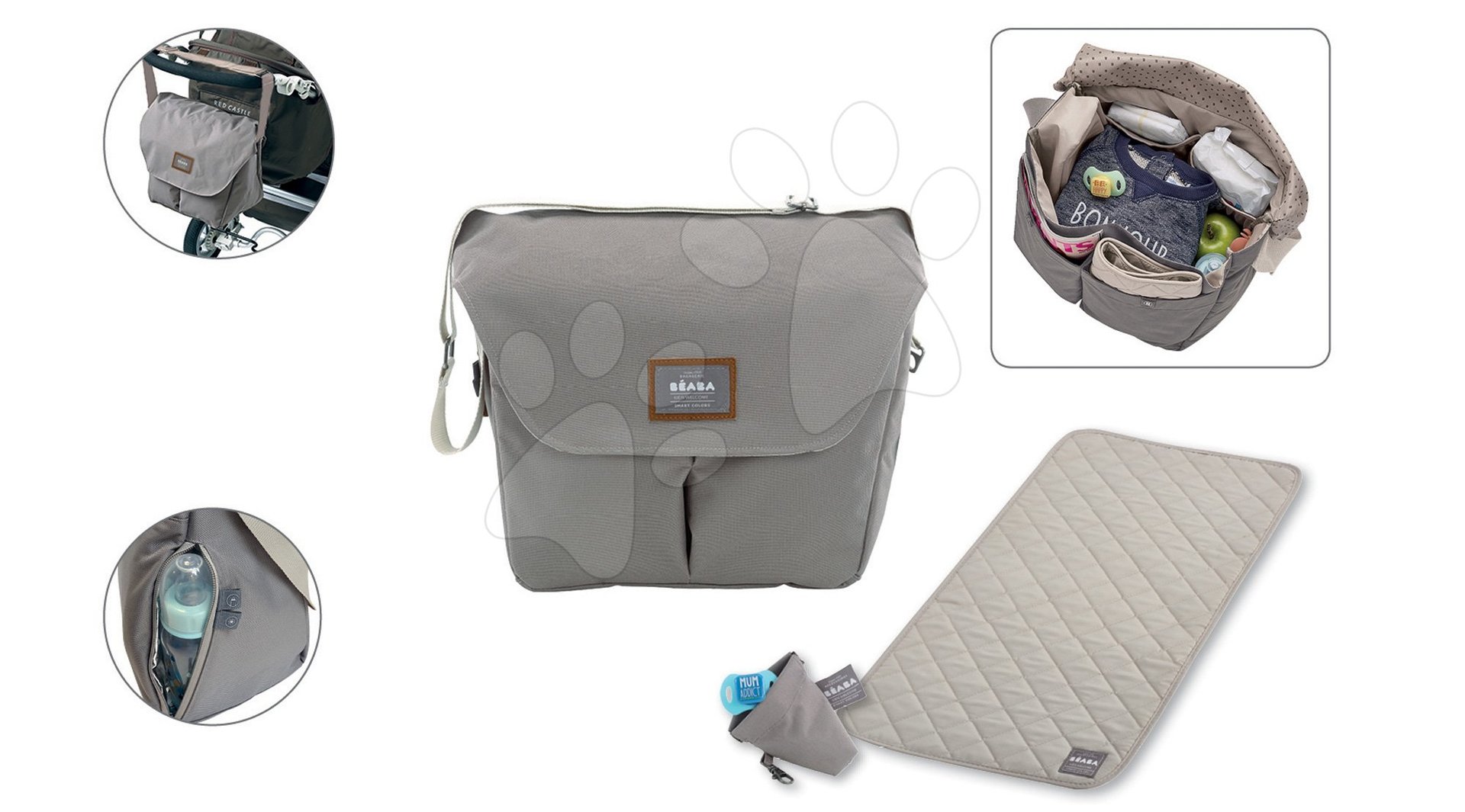 Beaba Vienna Diaper Bag - Natural