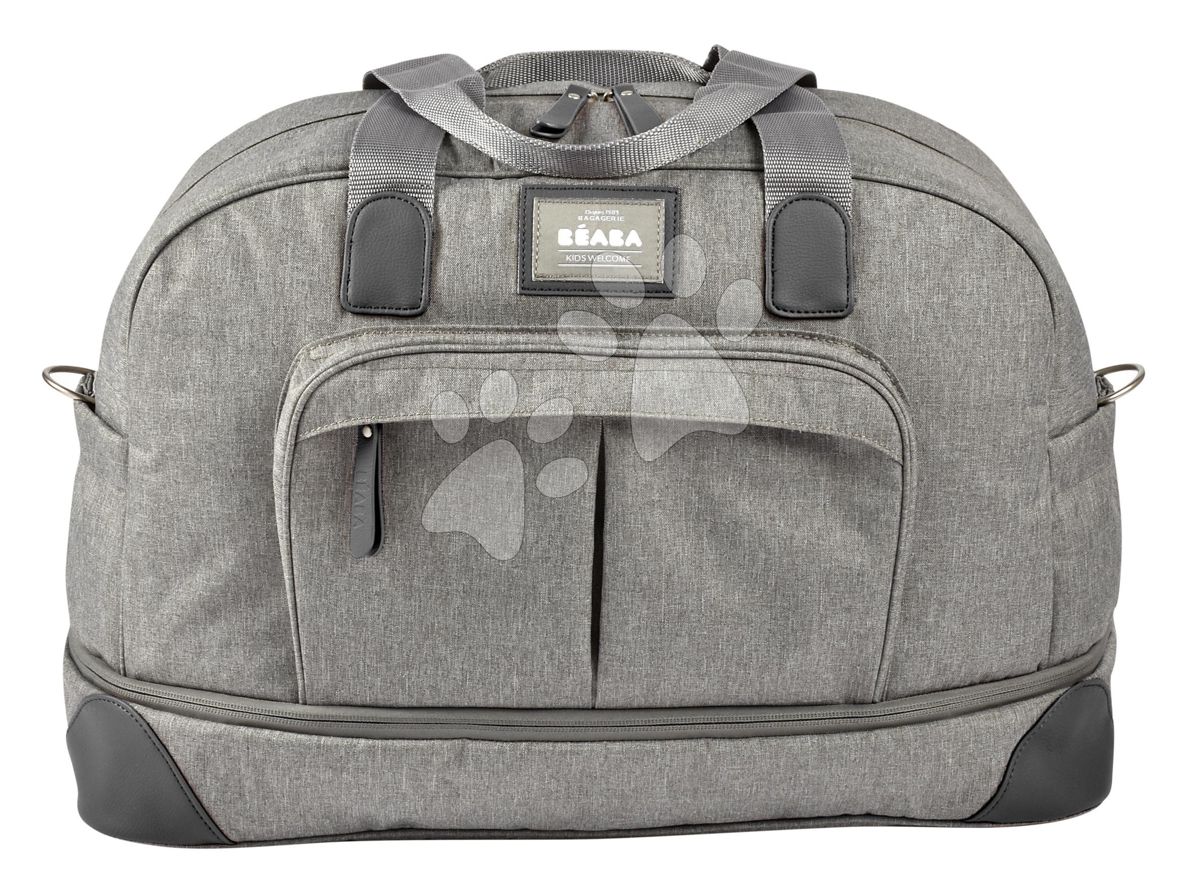 E-shop Prebaľovacia taška ku kočíku Beaba Amsterdam II Expandable Travel Changing Bag Heather Grey 2 veľkosti sivá