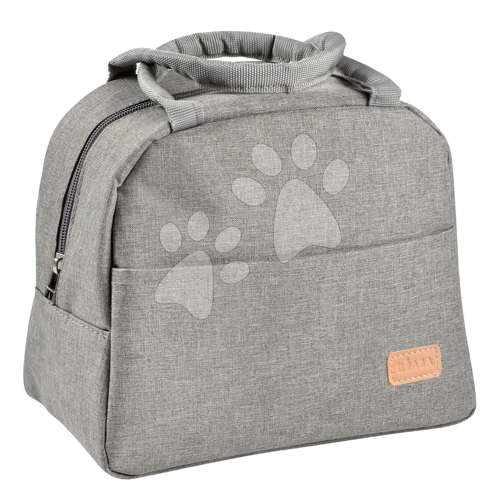 Izotermická taška na obed Isothermal Lunch Bag Beaba Heather Grey sivá