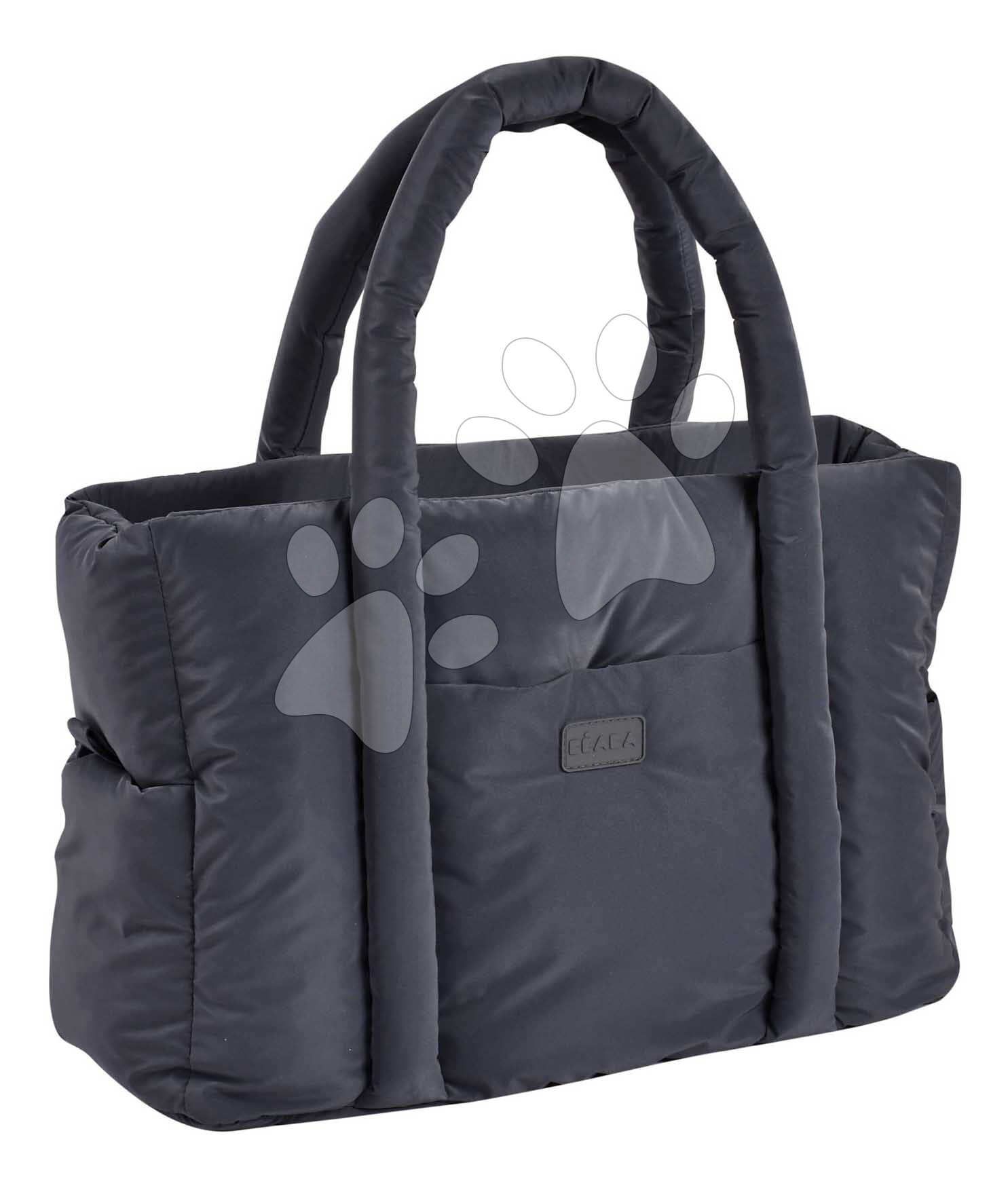 Prebaľovacia taška ku kočíku Puffy Paris Changing Bag Dark Heather Grey Beaba s prebaľovacou podložkou sivá