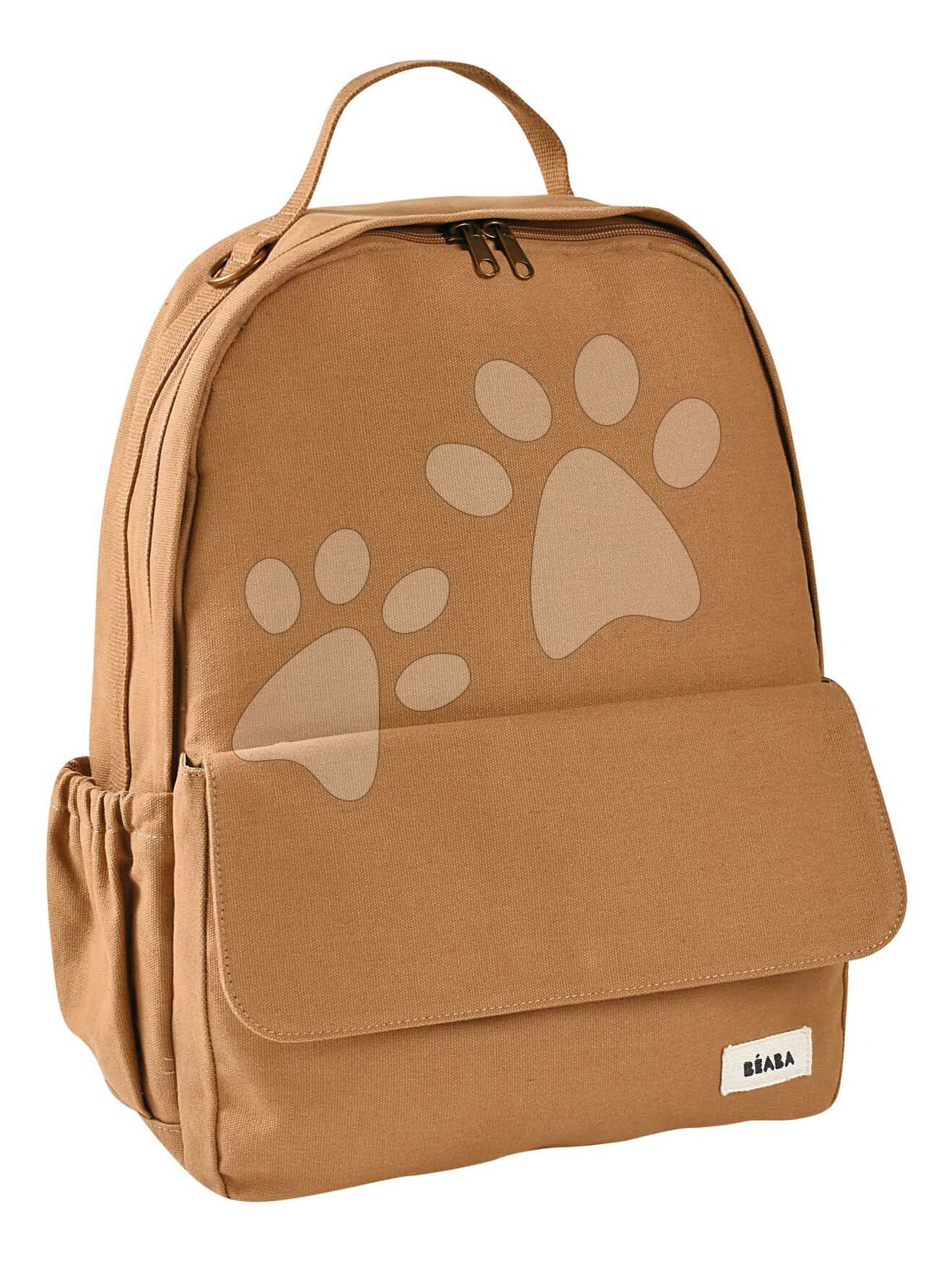 Přebalovací batoh Tokyo Backpack Ochre Beaba s přebalovací podložkou a popruhy ke kočárku hnědý