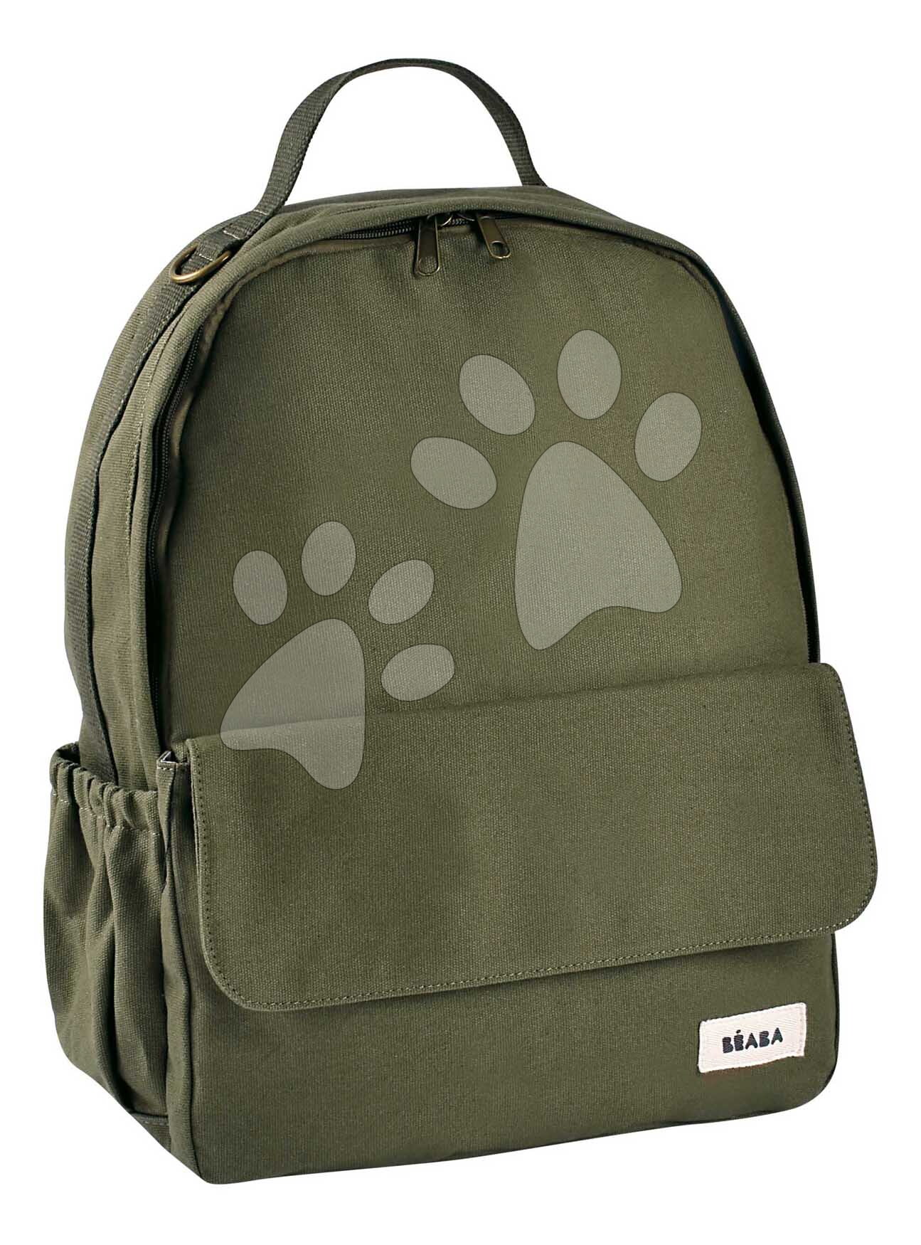 Přebalovací batoh Tokyo Backpack Lichen Beaba s přebalovací podložkou a popruhy ke kočárku zelený