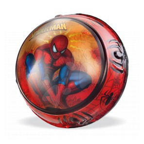 Staré položky - Lopta mäkká Foam Ball Spiderman Mondo mäkká s reliéfom 10 cm