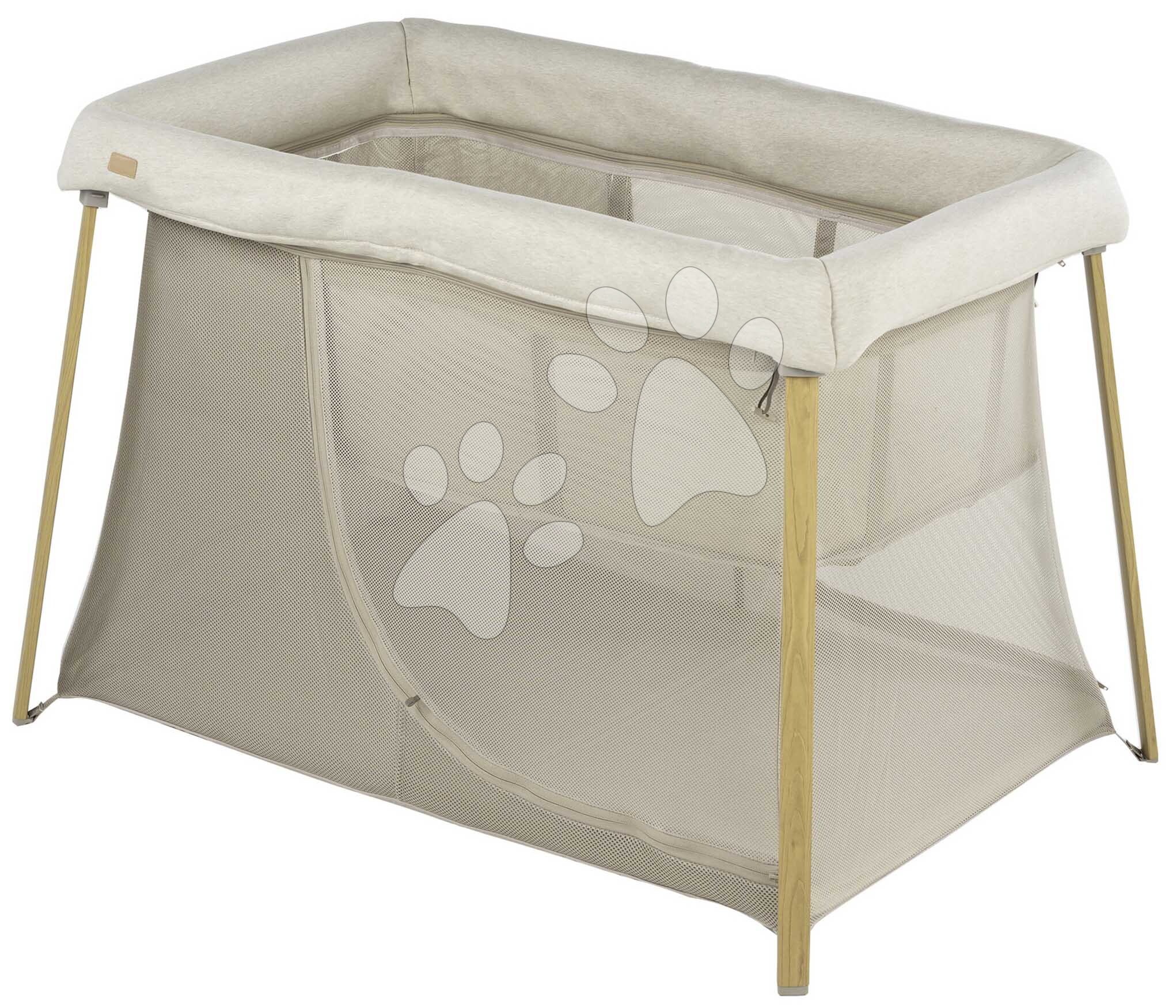 Prenosná postieľka pre bábätko 3in1 Travel Cot Easy Sleep Clay Gazelle Beaba skladacia hnedá od 0-24 mes