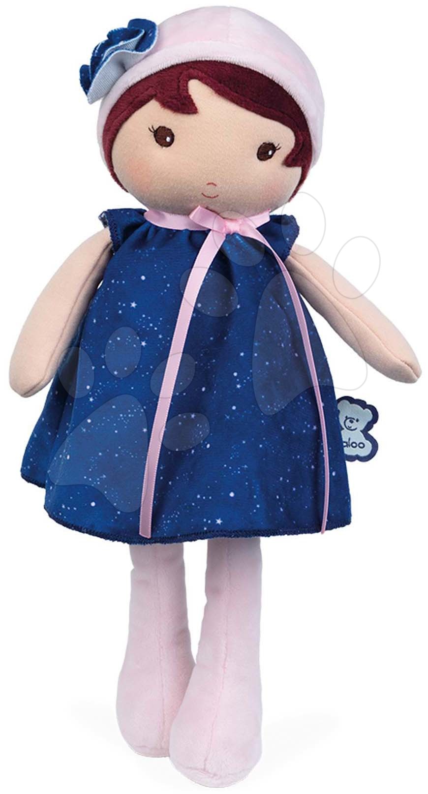 Bábika pre bábätká s melódiou Tendresse Aurore K Doll Kaloo 31 cm z jemného materiálu v modrých šatočkách od 0 mes