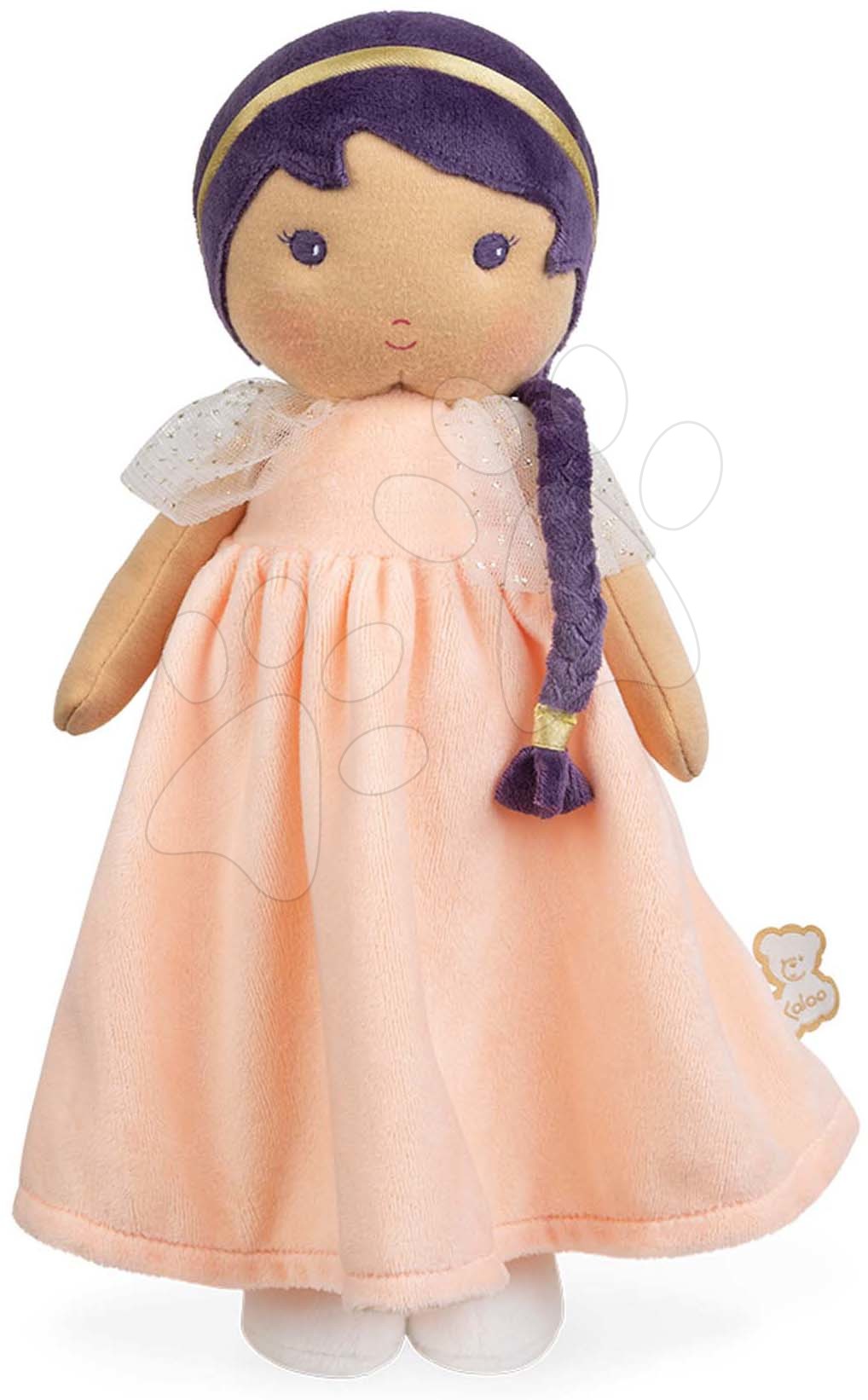 E-shop Bábika pre bábätká Tendresse Iris K Doll Kaloo 31 cm z jemného materiálu v dlhých šatočkách od 0 mes