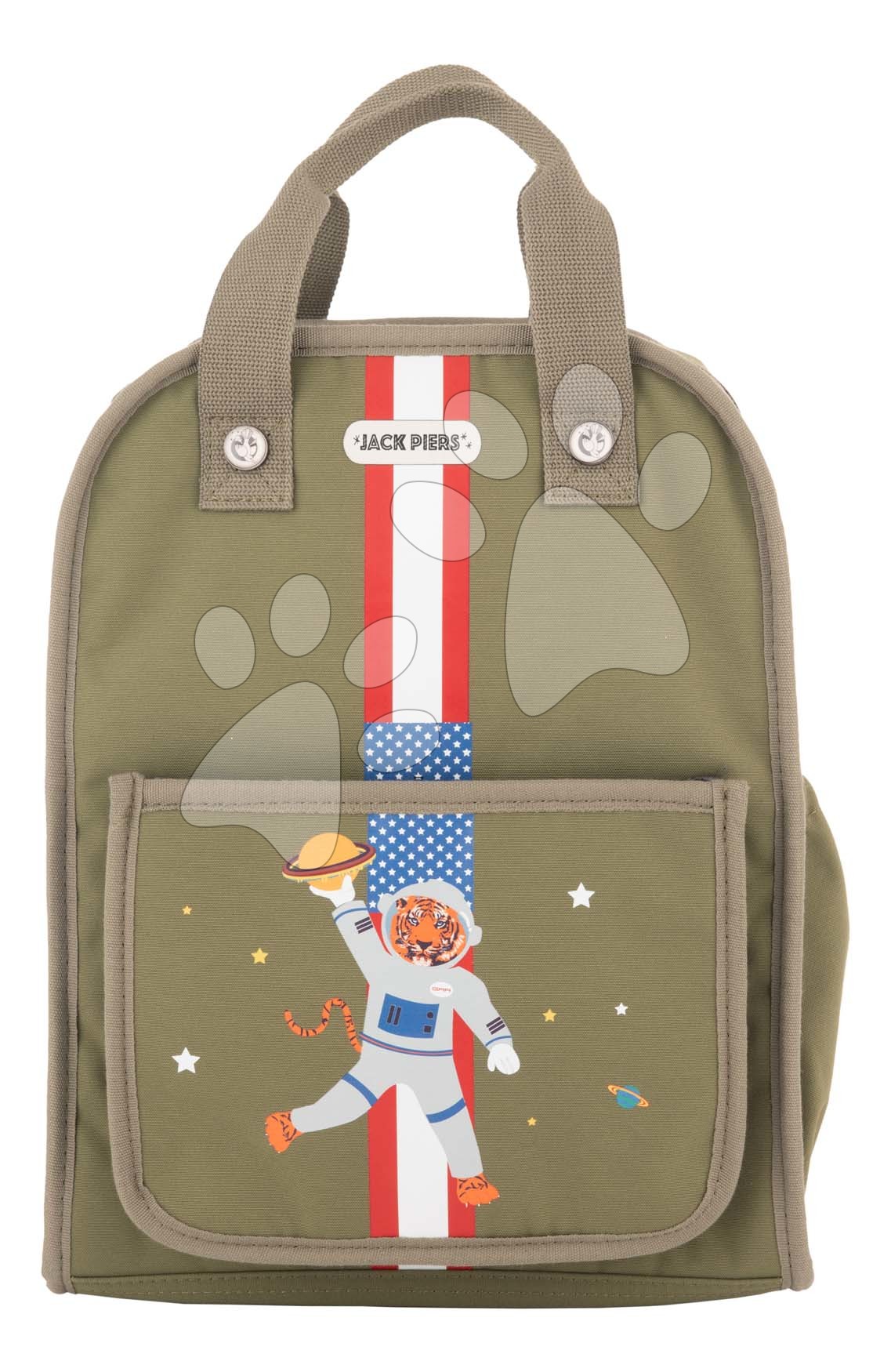 Školská taška batoh Backpack Amsterdam Medium Burger Planet Jack Piers ergonomická luxusné prevedenie od 6 rokov 36*13*29 cm