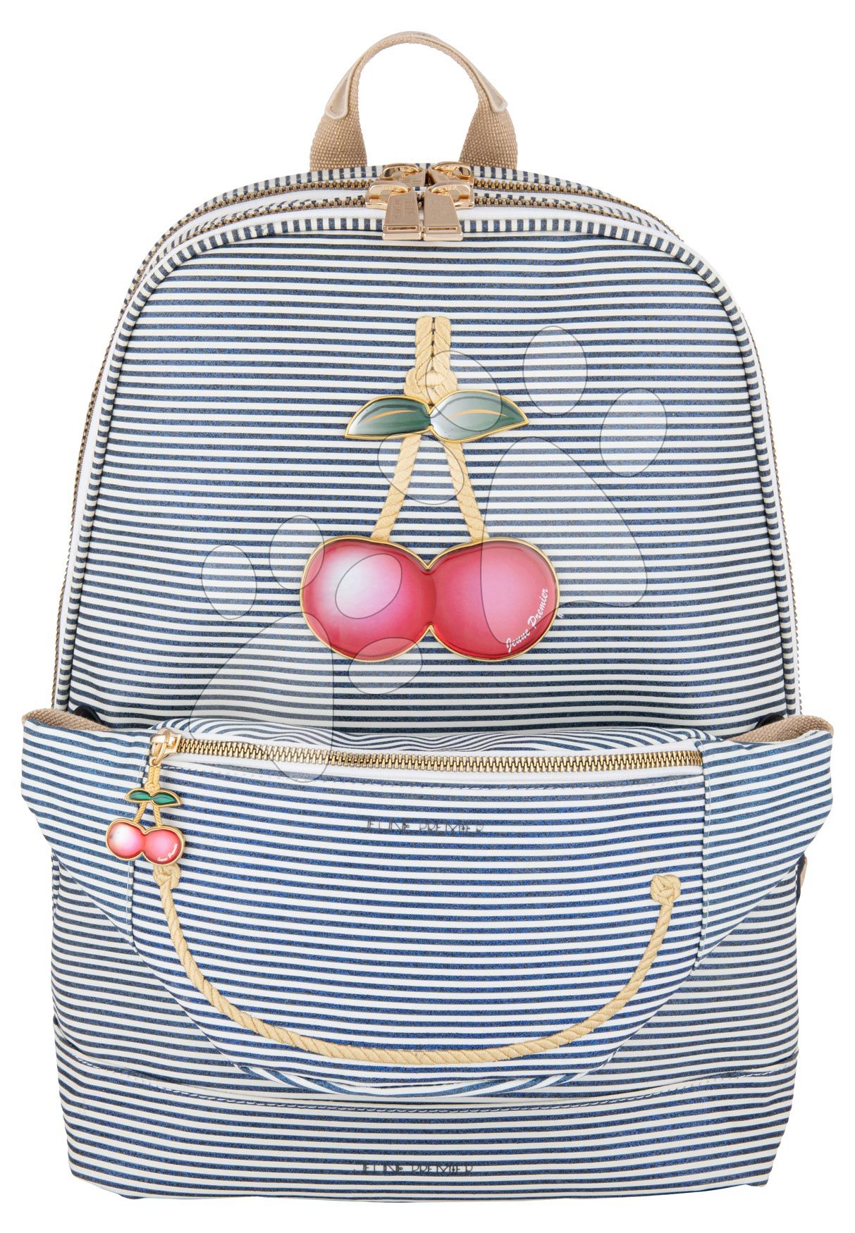 Školské tašky a batohy - Školská taška batoh Backpack Jackie Glazed Cherry Jeune Premier ergonomický luxusné prevedenie 39*27 cm