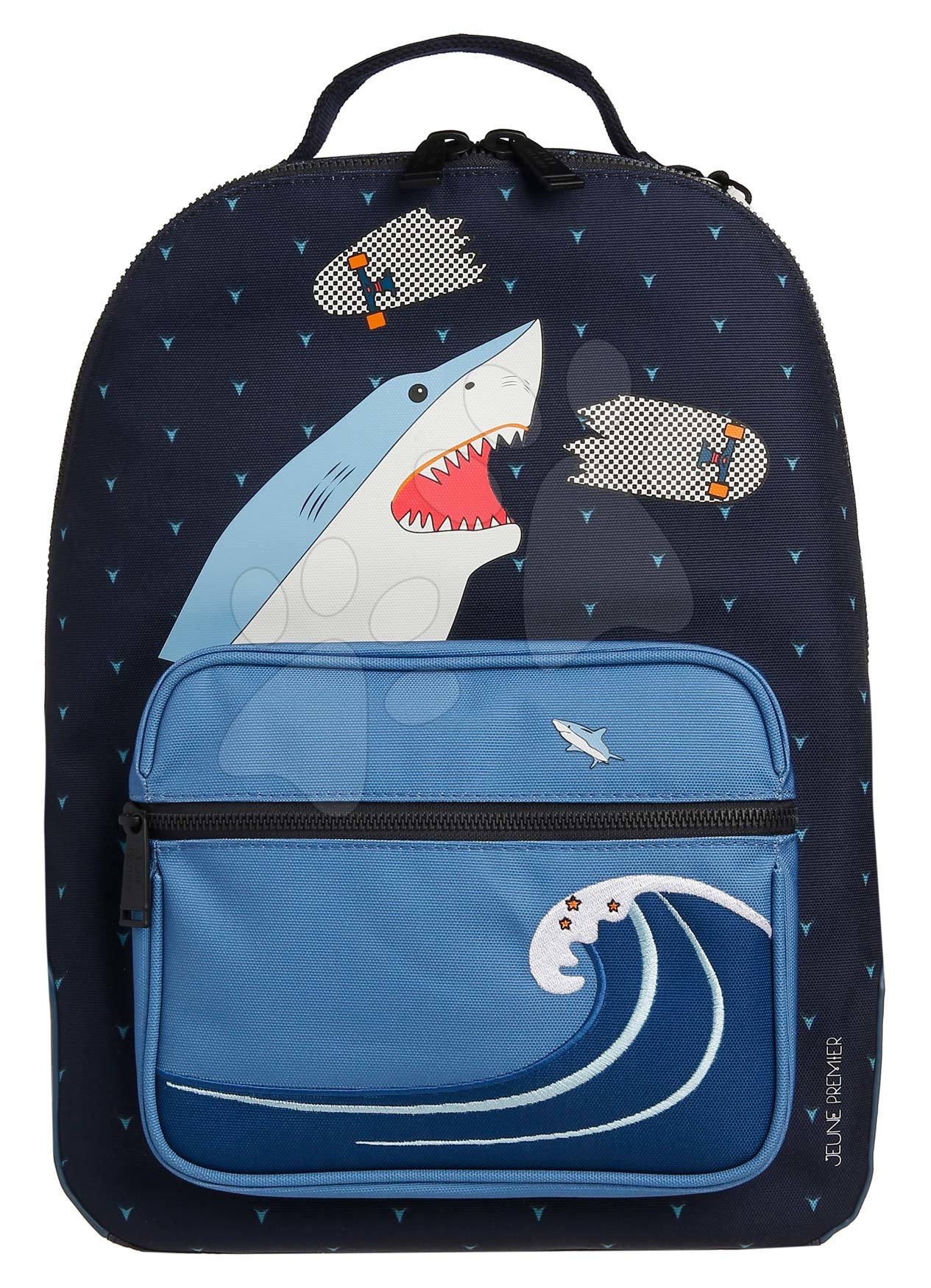 Školní taška batoh Backpack Bobbie Sharkie Jeune Premier ergonomický luxusní provedení 41*30 cm