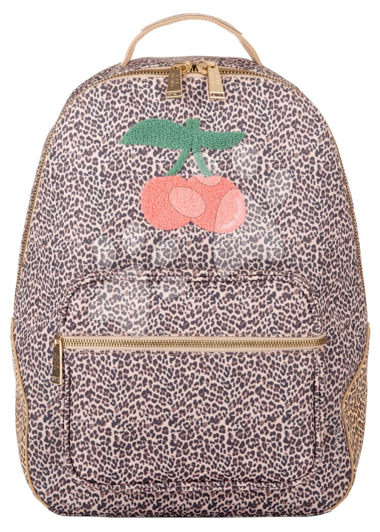 Iskolai hátizsák Backpack Bobbie Leopard Cherry Jeune Premier ergonomikus luxus kivitel 41*30 cm
