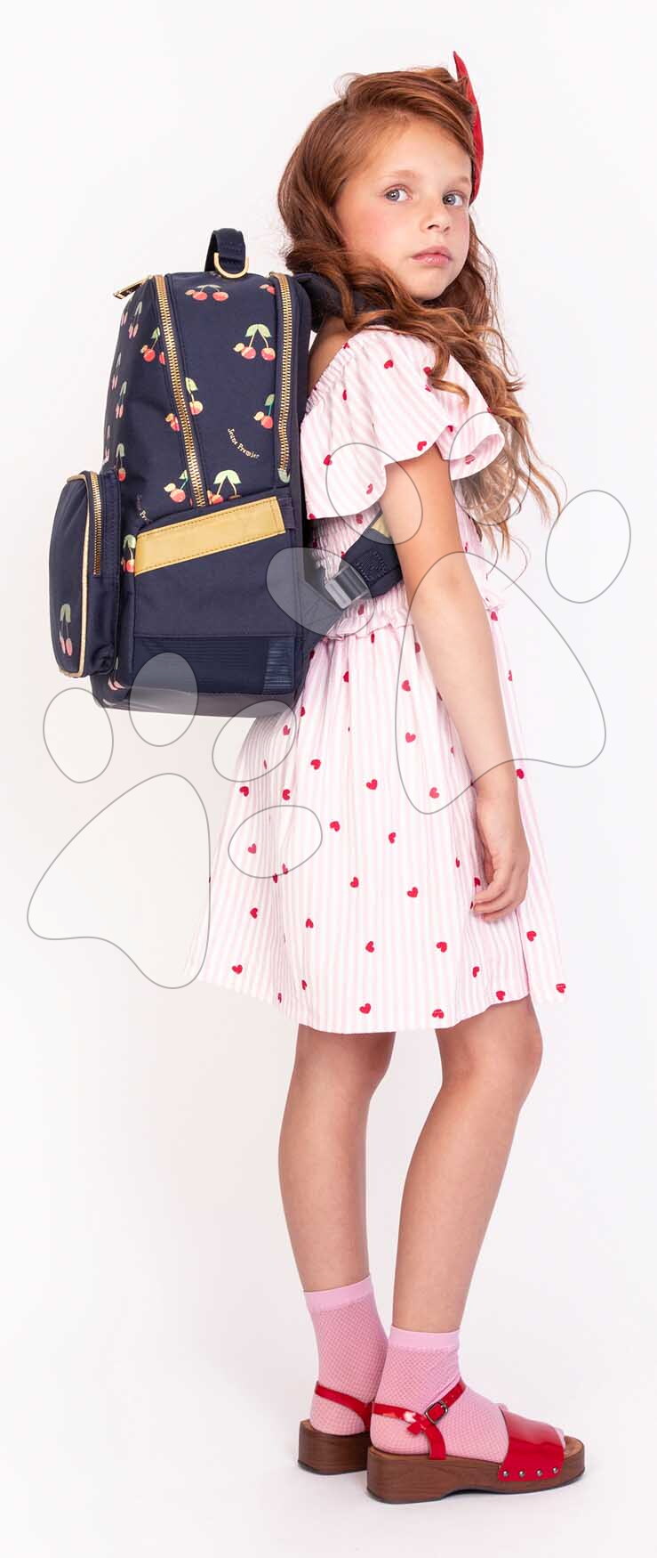 Luxury school bag with cherries Jeune Premier