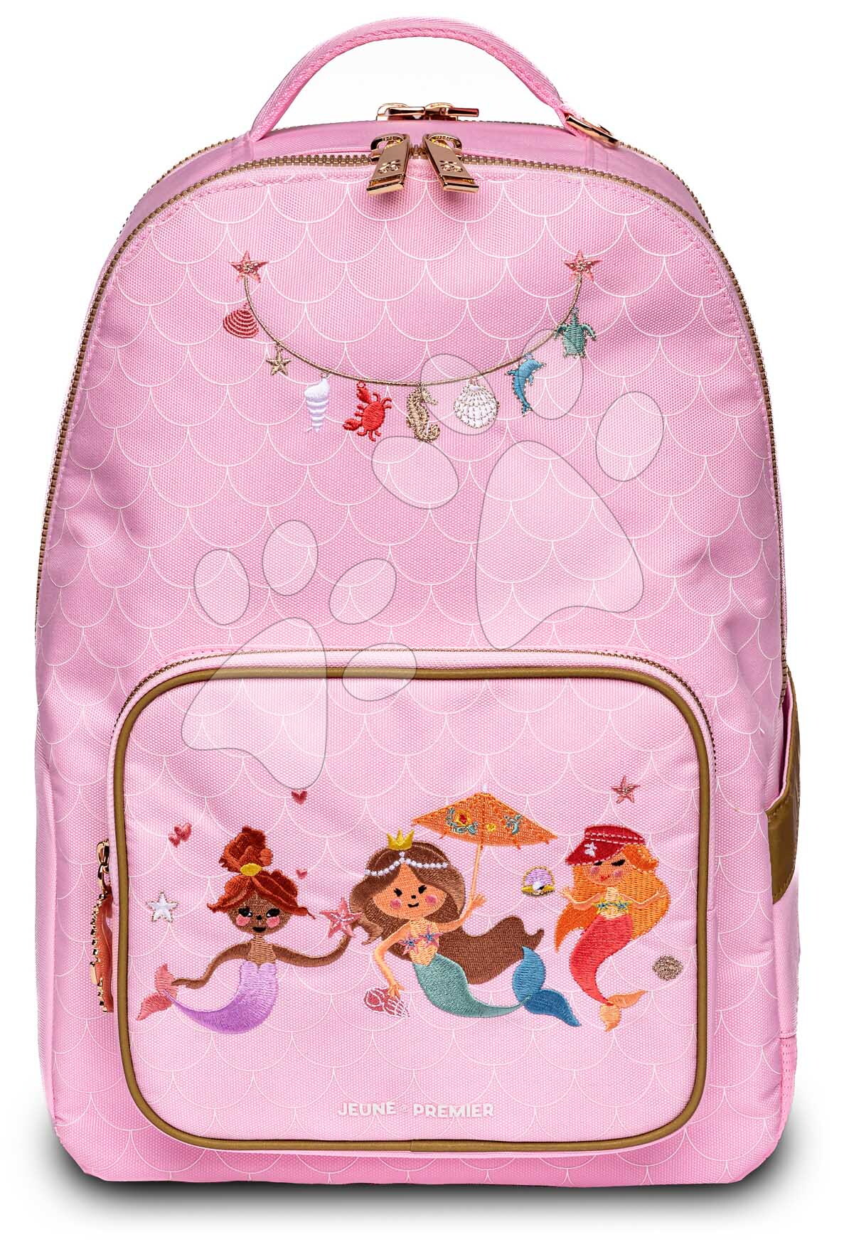 Školská taška batoh New Bobbie Mermaids Jeune Premier ergonomická luxusné prevedenie 42*30 cm