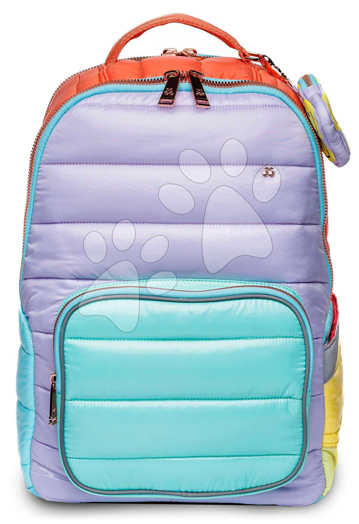 Školská taška batoh New Bobbie Puffer Pastel Party Jeune Premier ergonomická luxusné prevedenie 42*30 cm
