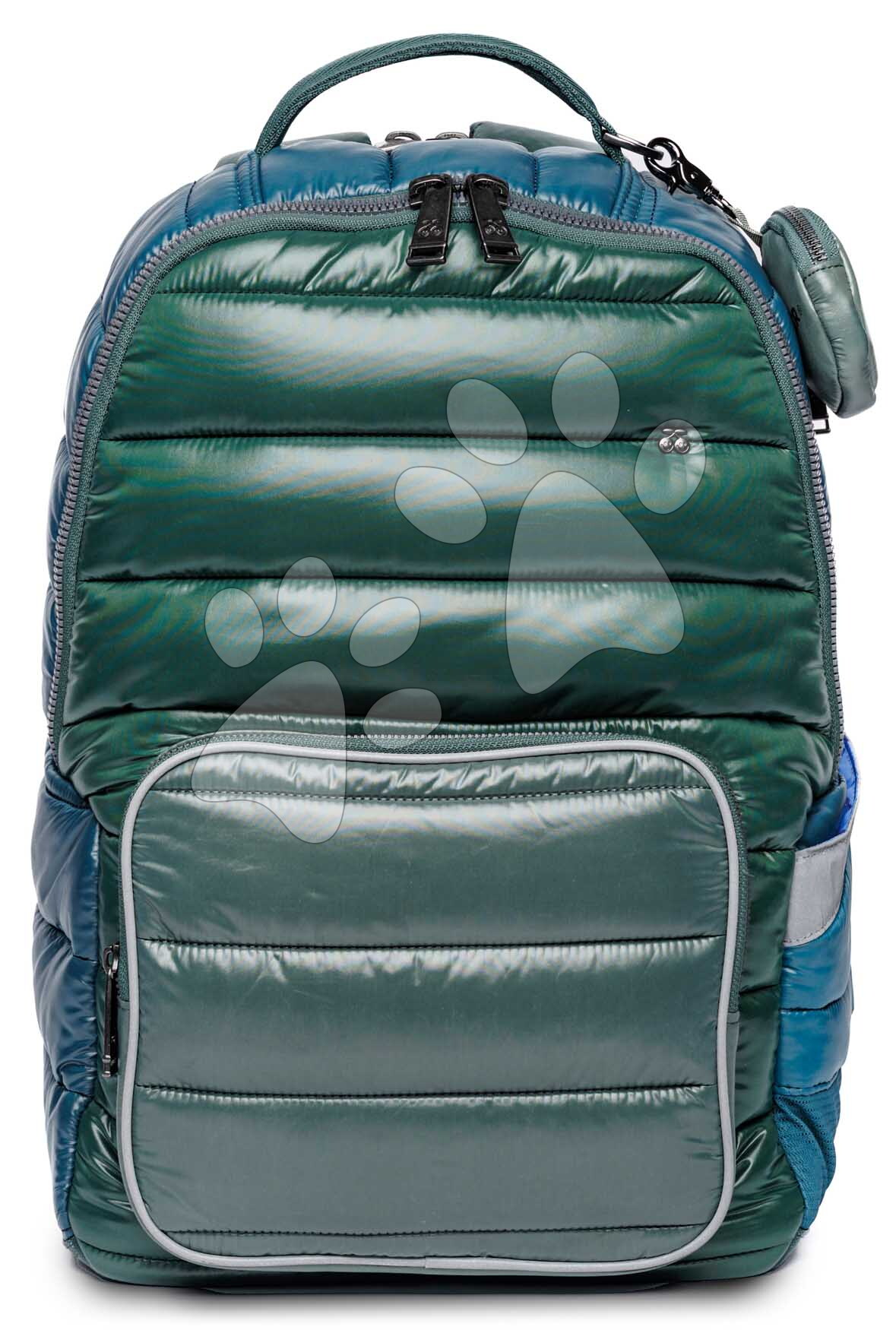Školská taška batoh New Bobbie Puffer Green Jeune Premier ergonomická luxusné prevedenie 42*30 cm