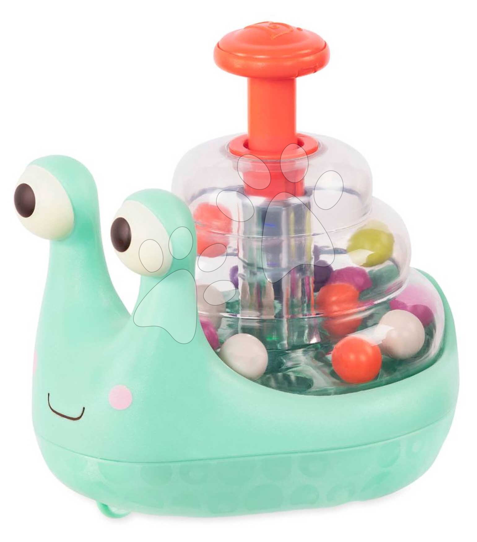 Világító csiga golyókkal Escar-Glooooow B-Toys motorika fejlesztésére 10 hó-tól