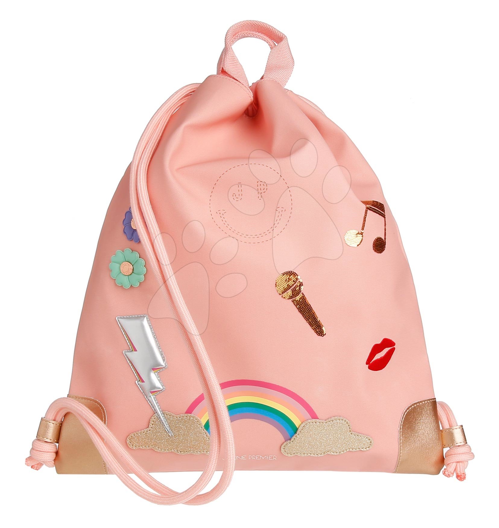 Tornazsák tornaruhára és papucsra City Bag Lady Gadget Pink Jeune Premier ergonomikus luxus kivitelben