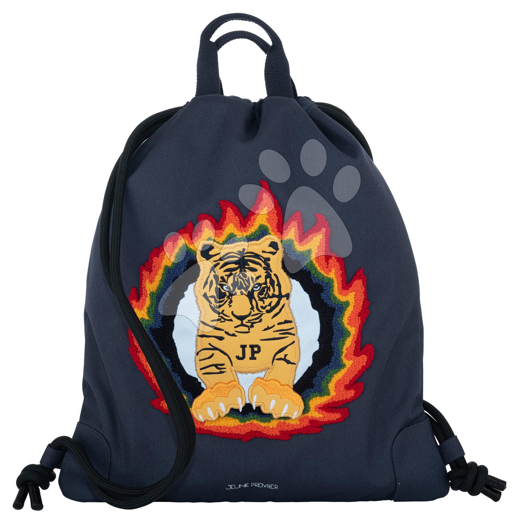 E-shop Školský vak na telocvik a prezúvky City Bag Tiger Flame Jeune Premier ergonomický luxusné prevedenie 40*36 cm