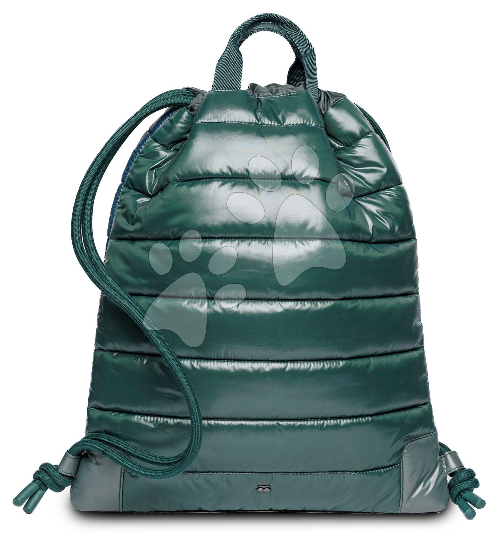Školský vak na telocvik a prezuvky City Bag Puffer Green Jeune Premier ergonomický luxusné prevedenie 40*36 cm
