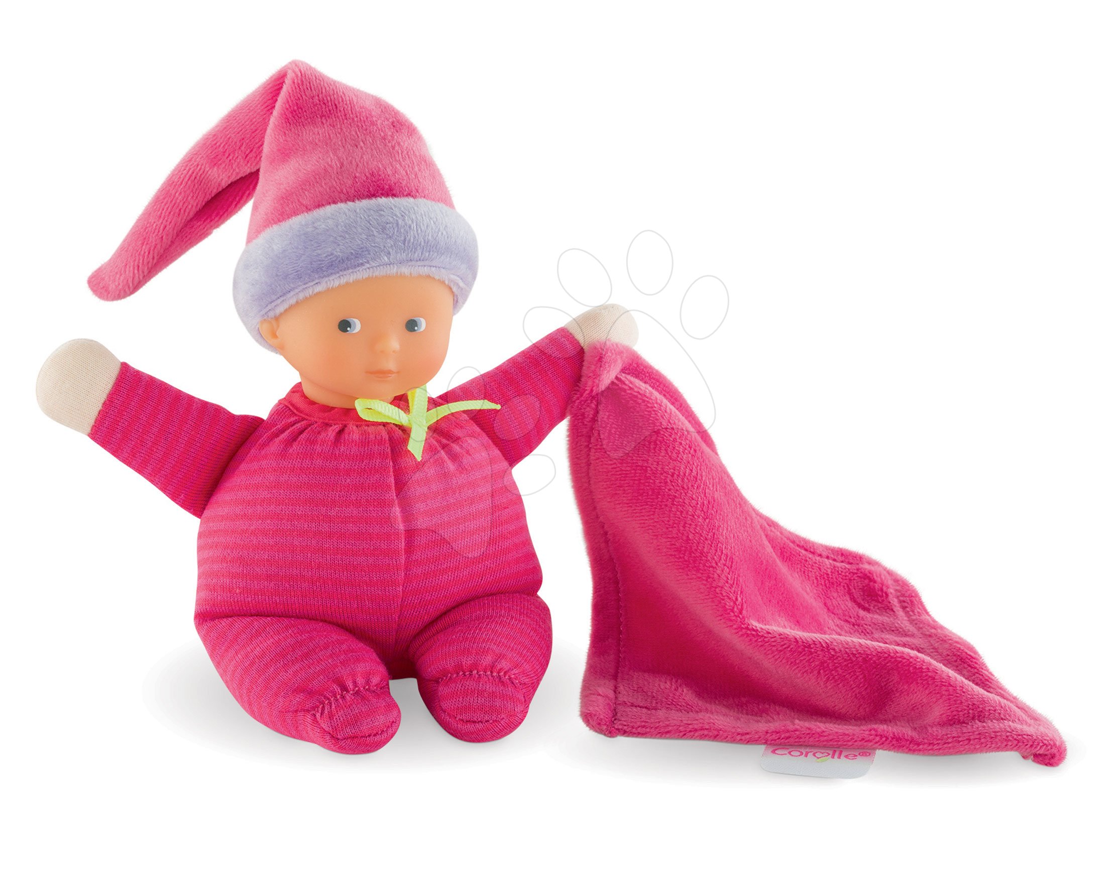 Játékbaba Minirêve Mon Doudou Corolle Grenadine Striped 16 cm 0 hó-tól