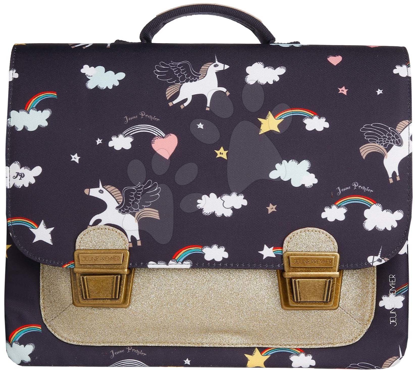 Školní aktovka It Bag Classic Midi Rainbow Unicorn Jeune Premier ergonomická luxusní provedení 30*38 cm