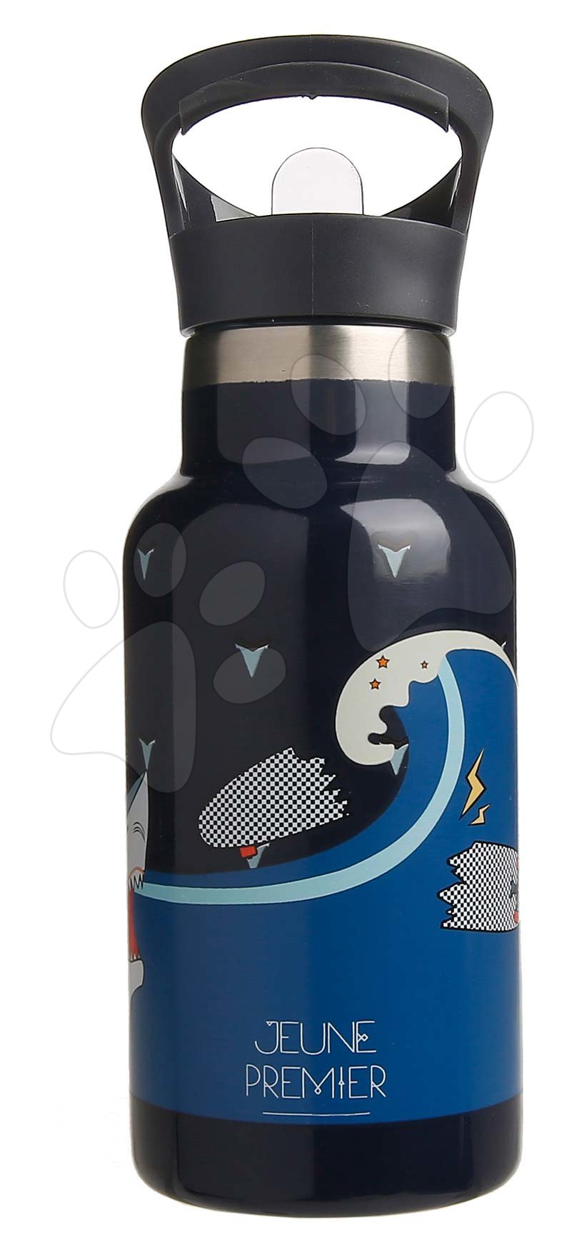 Iskolai kulacs Drinking Bottle Sharkie Jeune Premier ergonomikus luxus kivitel 17*7 cm