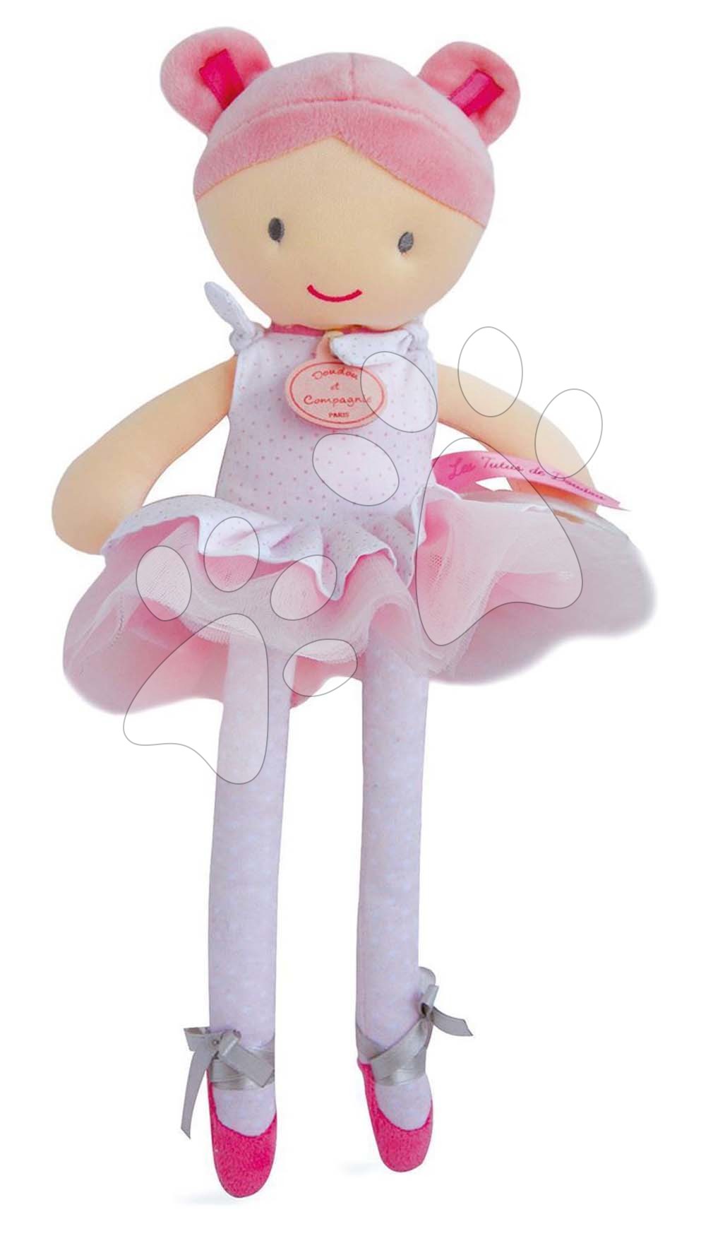 Krpene lutke - Bábika Lily Rose My Dancer Jolijou 36 cm v ružových šatách v darčekovom balení s ozdobnými kamienkami od 4 rokov DC3131
