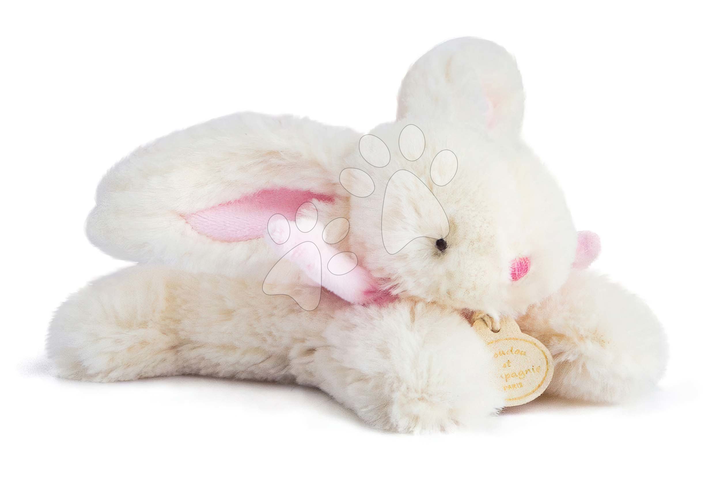 E-shop Plyšový zajačik Lapin Bonbon Doudou et Compagnie ružový 16 cm v darčekovom balení od 0 mes