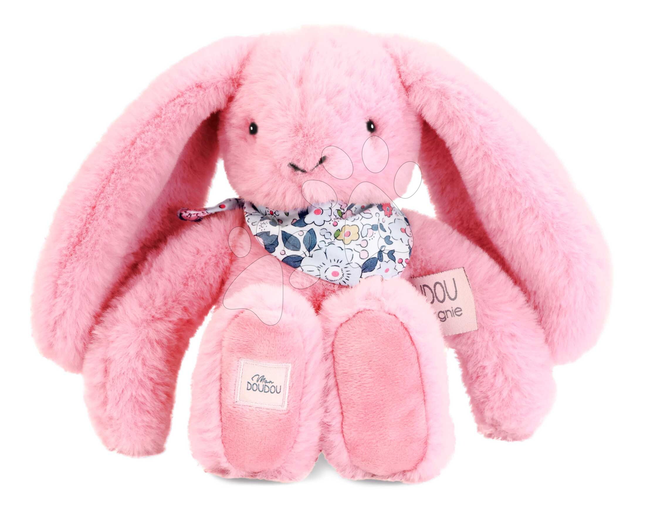Plüss nyuszi Fleurette the Bunny Grenadine Doudou et Compagnie rózsaszín 25 cm 0 hó-tól