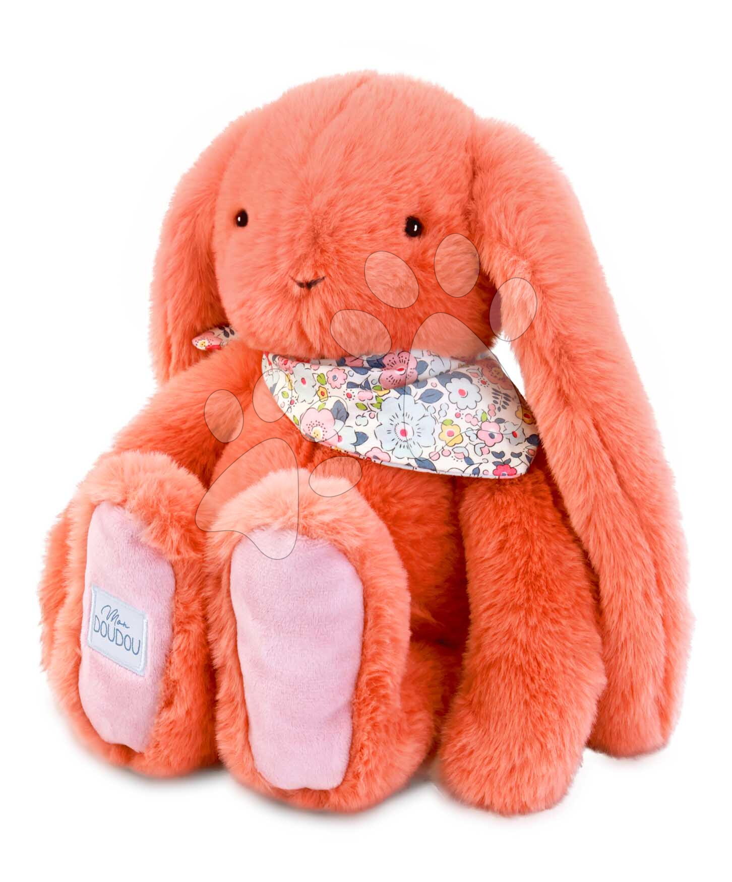 Plüss nyuszi Fleurette the Bunny Terracotta Doudou et Compagnie narancssárga 35 cm 0 hó-tól